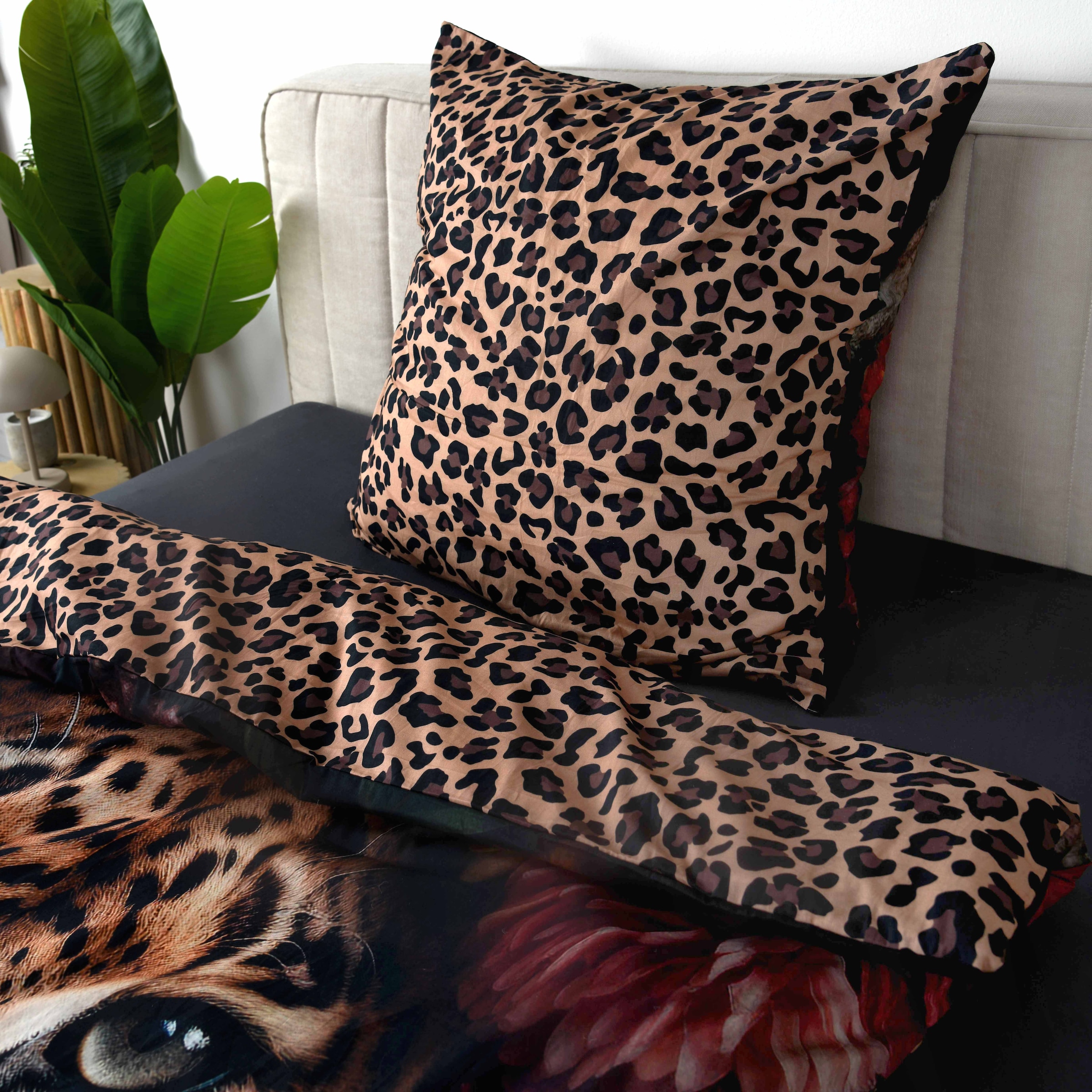 Herding Bettwäsche »Wild Flowers Leopard« 2 Wendebettwäsche