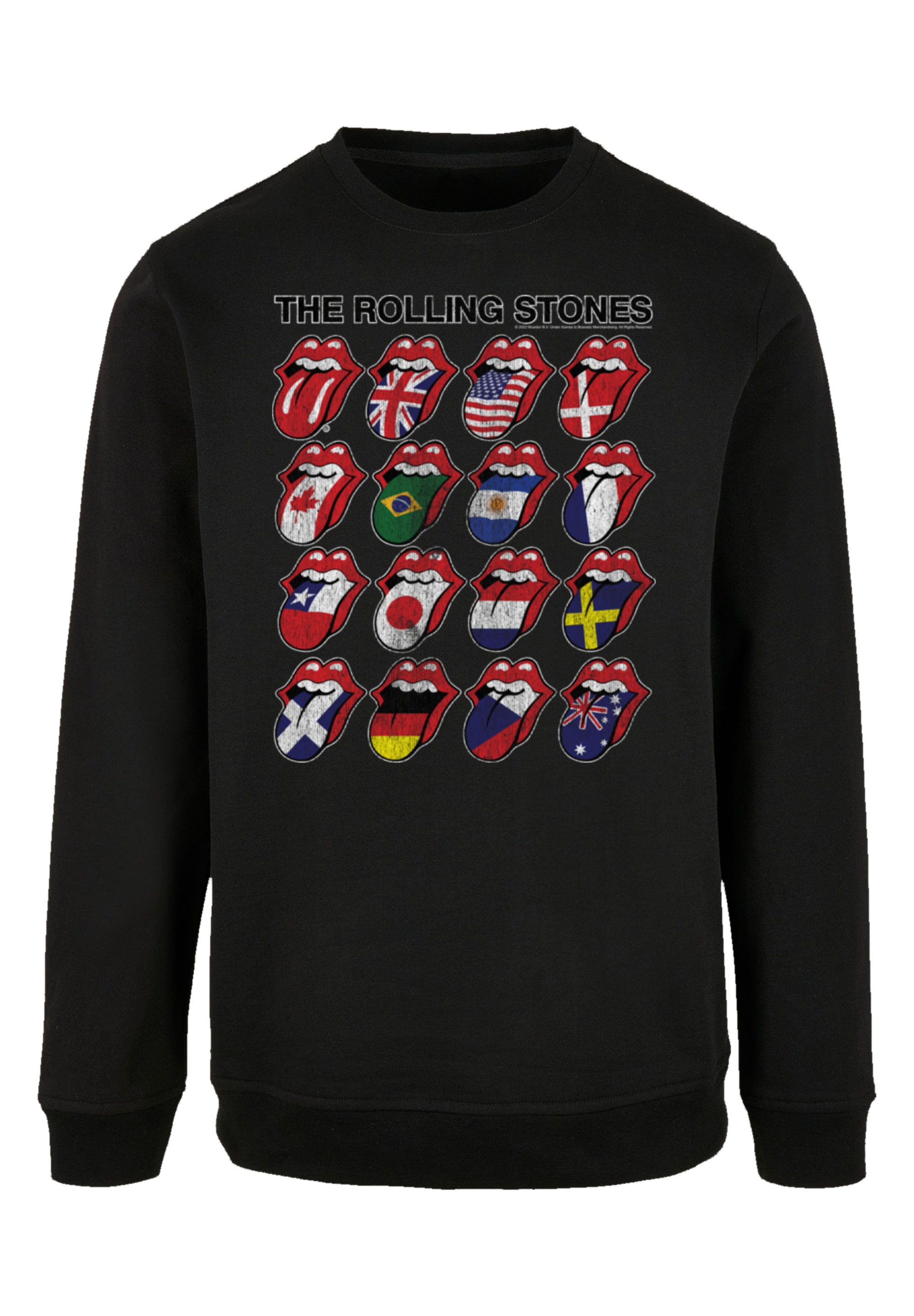 F4NT4STIC Sweatshirt »The Rolling Stones Voodoo Lounge Tongues«, Musik, Band, Logo