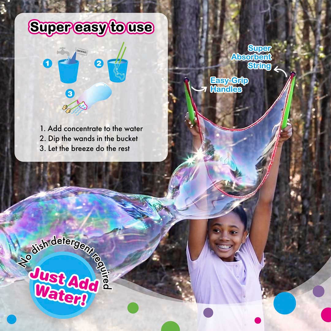 South Beach bubbles Kreativset »South Beach Bubbles, Riesenseifenblasen-Set«