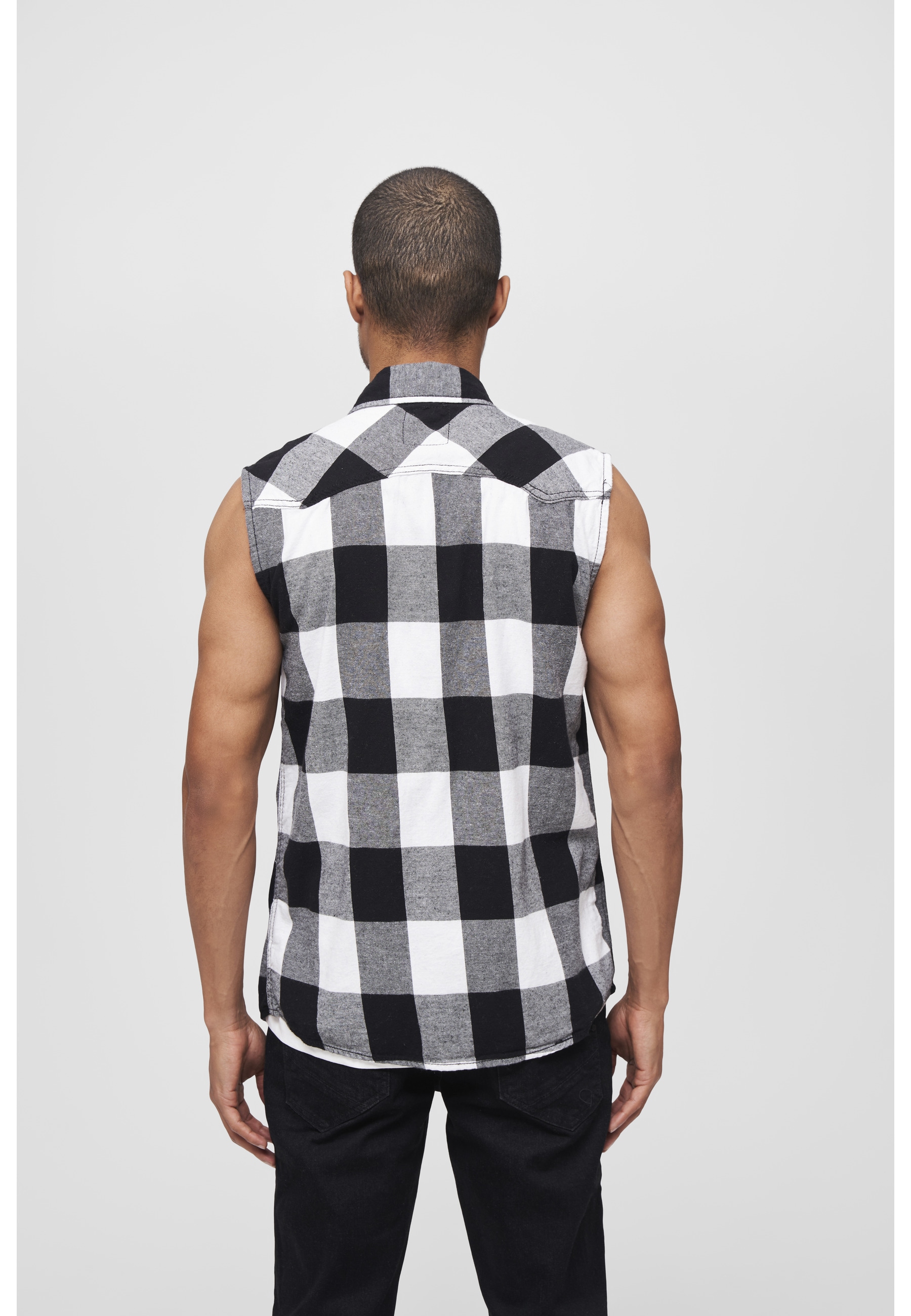 Brandit Jerseyweste »Brandit Herren Checkshirt Sleeveless« 1 Stk.