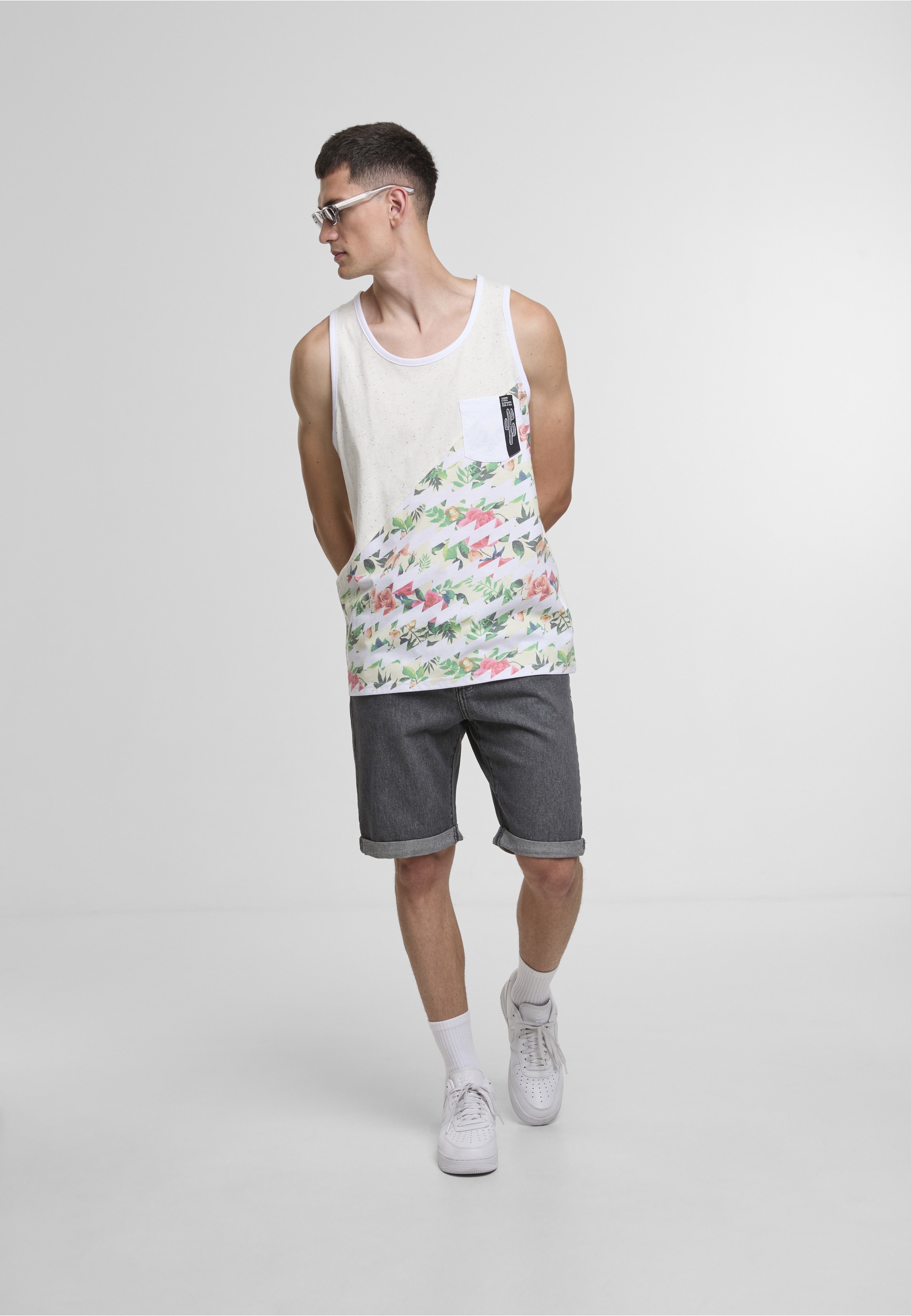 Just Rhyse Tanktop »Just Rhyse Just Rhyse Floral Tank Tops« 1 Stk.