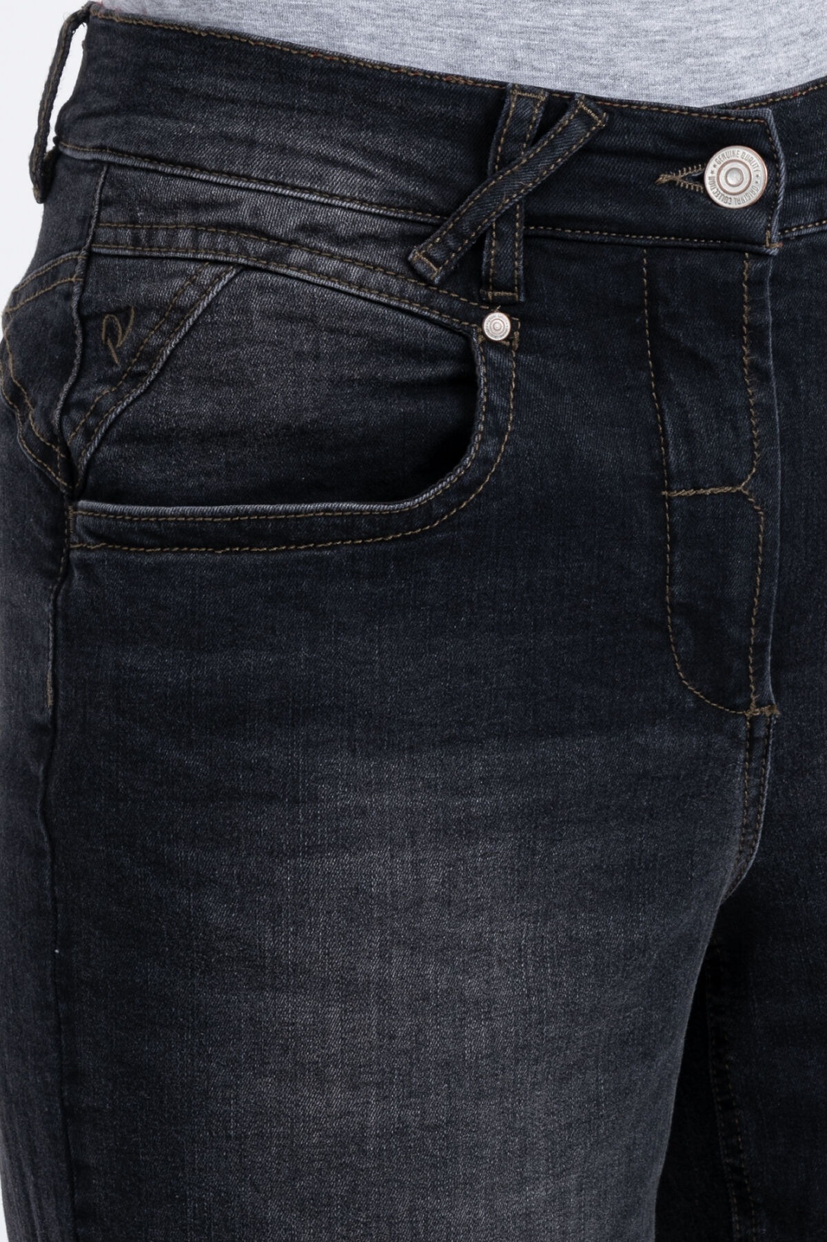 Recover Pants 5-Pocket-Jeans »Kiara«, mit Ziersteppung am Reißverschluß