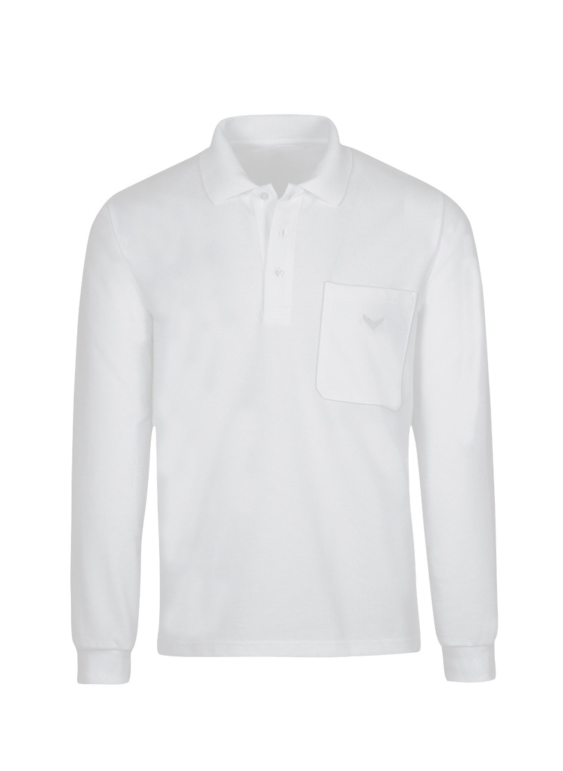 Trigema Poloshirt "TRIGEMA Langarm Poloshirt aus Baumwolle" 1 Stk. tlg. günstig online kaufen