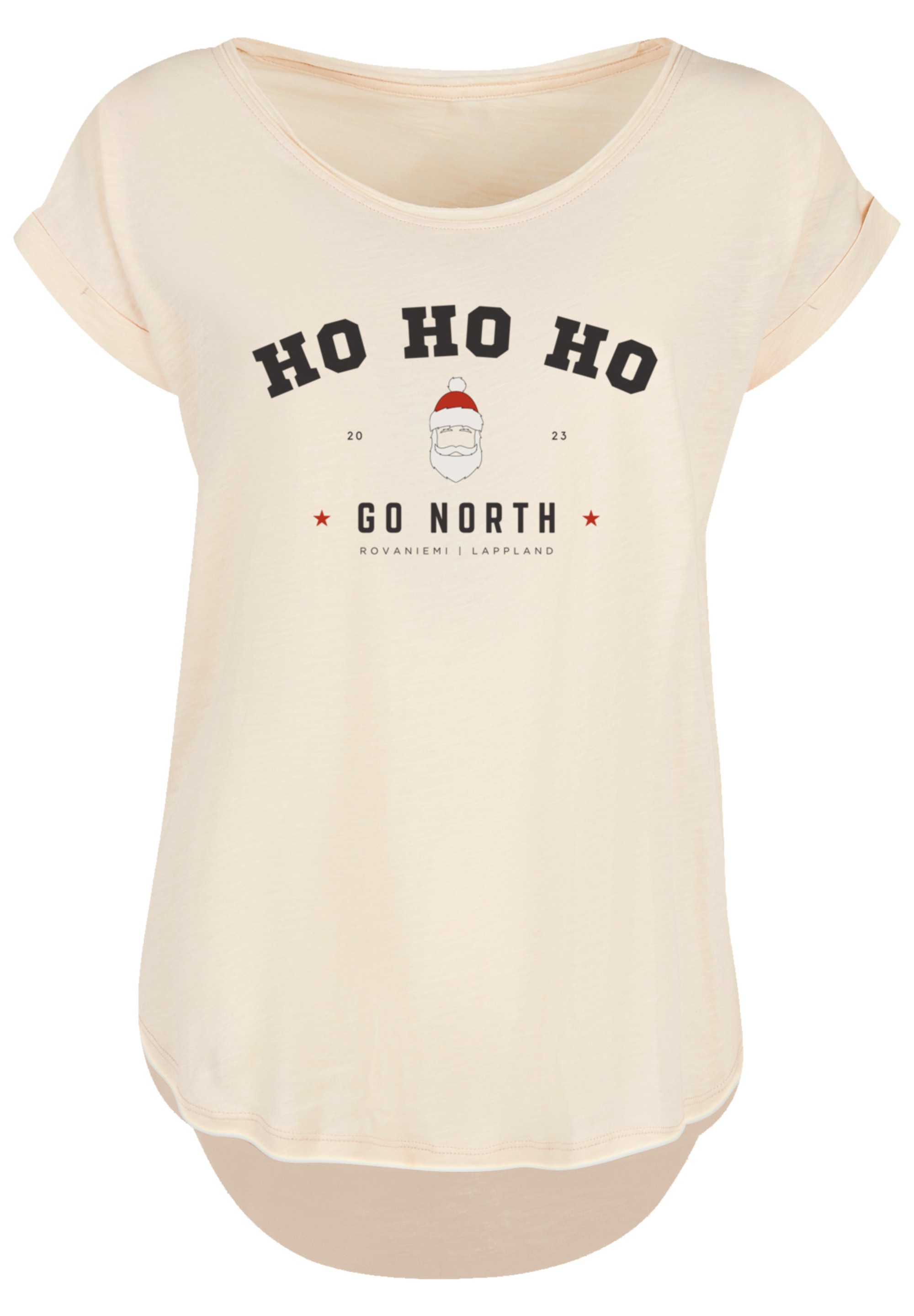 F4NT4STIC T-Shirt »Ho Ho Ho Santa Claus Weihnachten«, Weihnachten, Geschenk, Logo