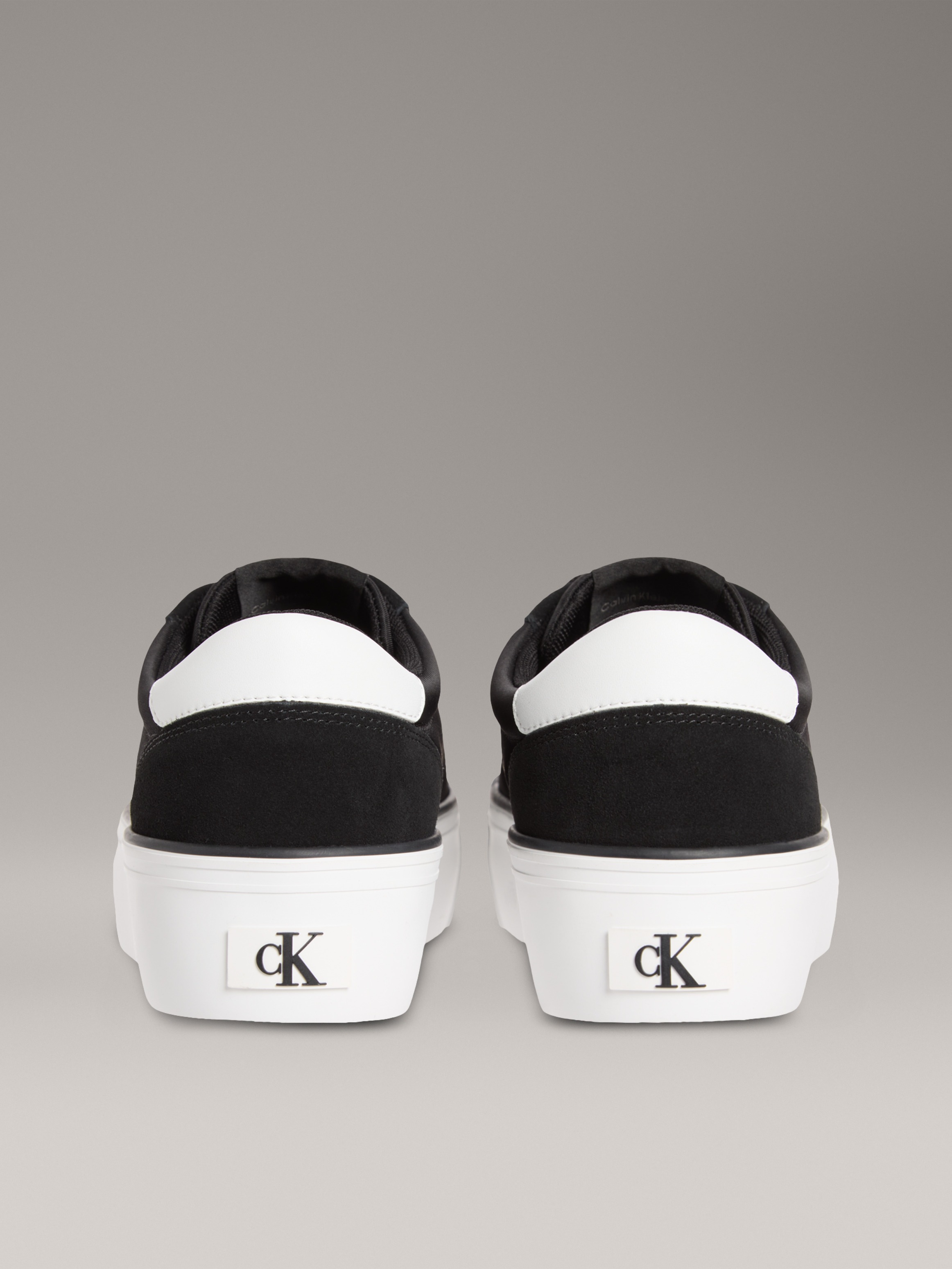Calvin Klein Jeans Plateausneaker »VULC FLATFORM MG NYLON MIX«, Schnürschuh, Halbschuh, Freizeitsneaker mit softem Schaftrand