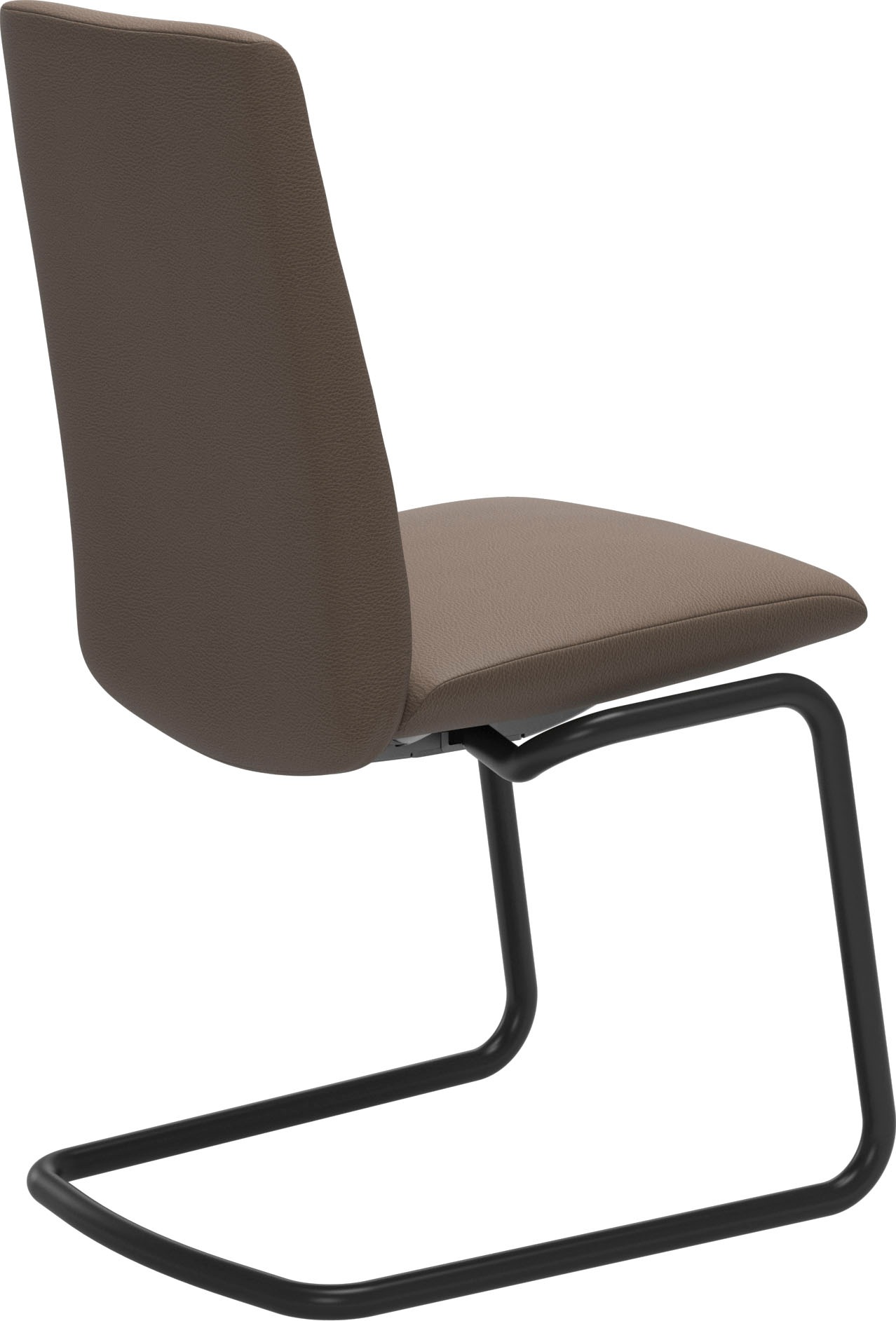 Stressless® Polsterstuhl »Laurel«, Leder BATICK, Low Back, Größe M, mit Beinen aus Stahl in Schwarz matt
