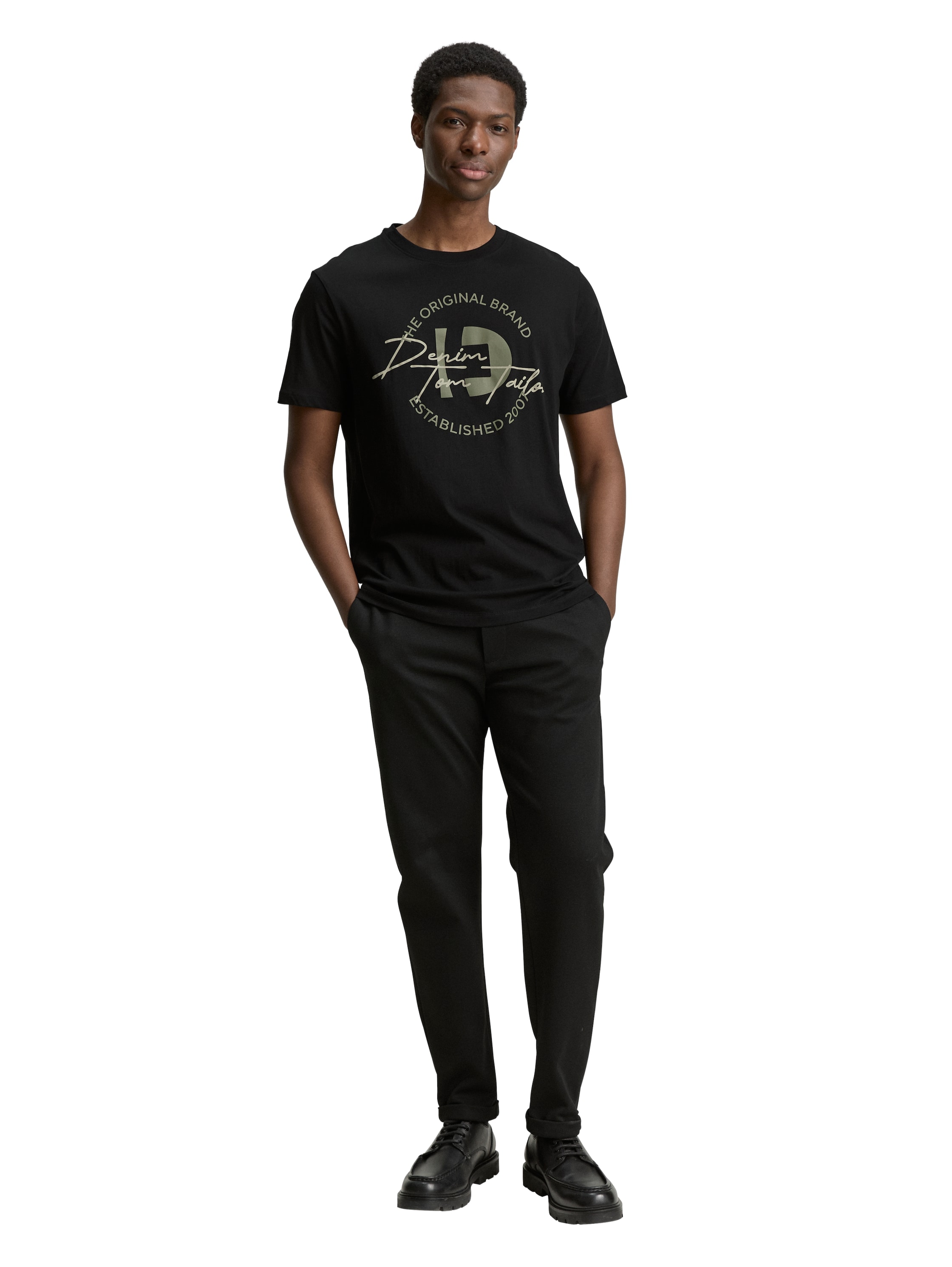 TOM TAILOR Denim T-Shirt, (Packung, 3 tlg.), mit Print