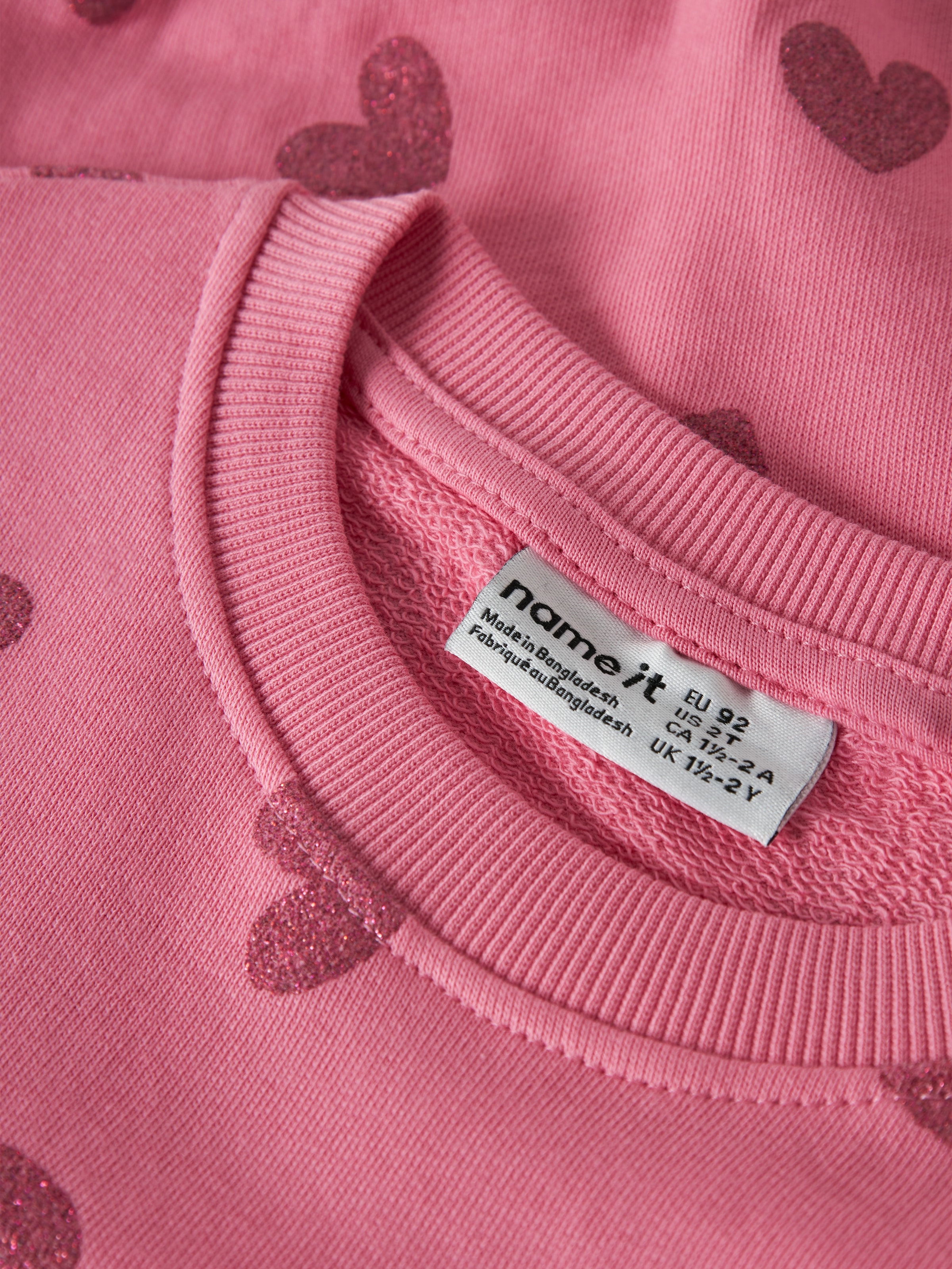 Name It Sweatshirt »NMFVILUBA LS NREG SWEAT UNB«, Baumwolle, regular fit
