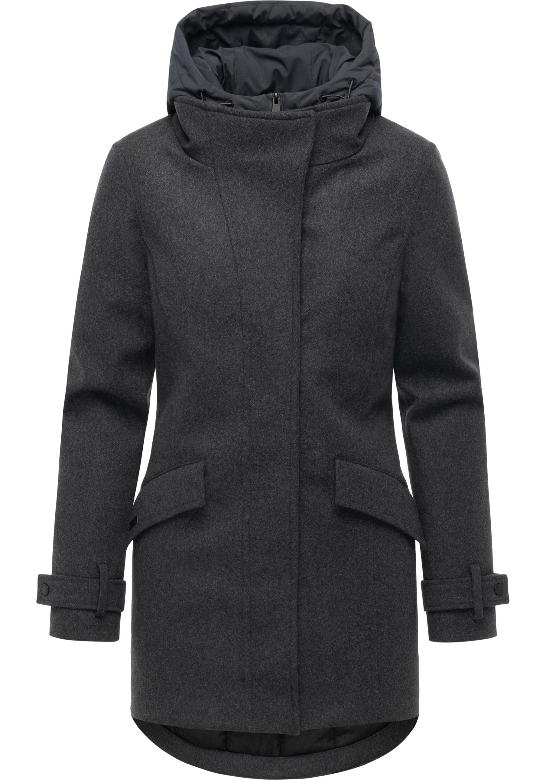 Ragwear Wintermantel "Petuja Felt YOUMODO" Klassischer Damen Kurzmantel mit günstig online kaufen