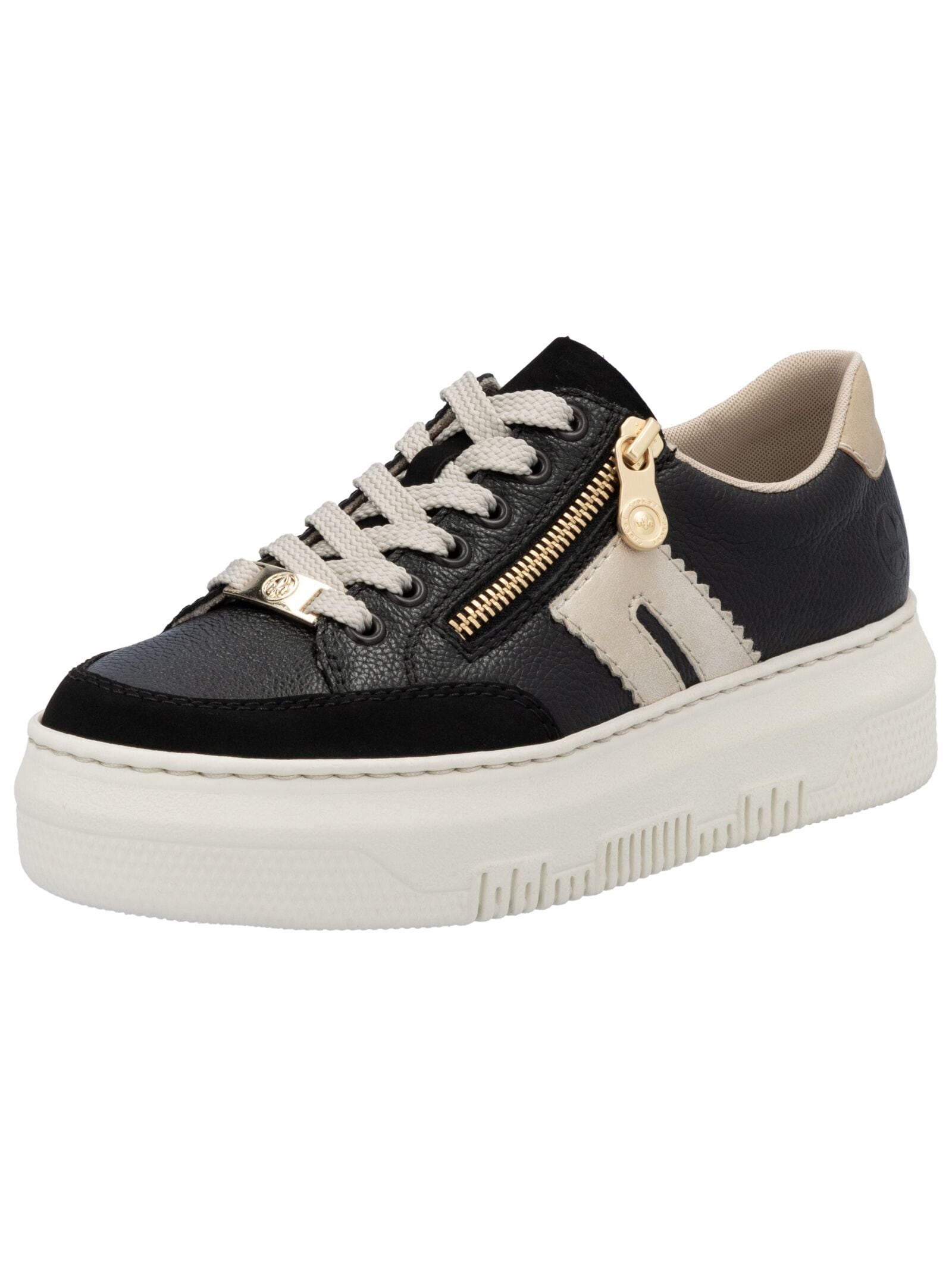 Rieker Plateausneaker "Rieker Sneaker Glattleder" günstig online kaufen