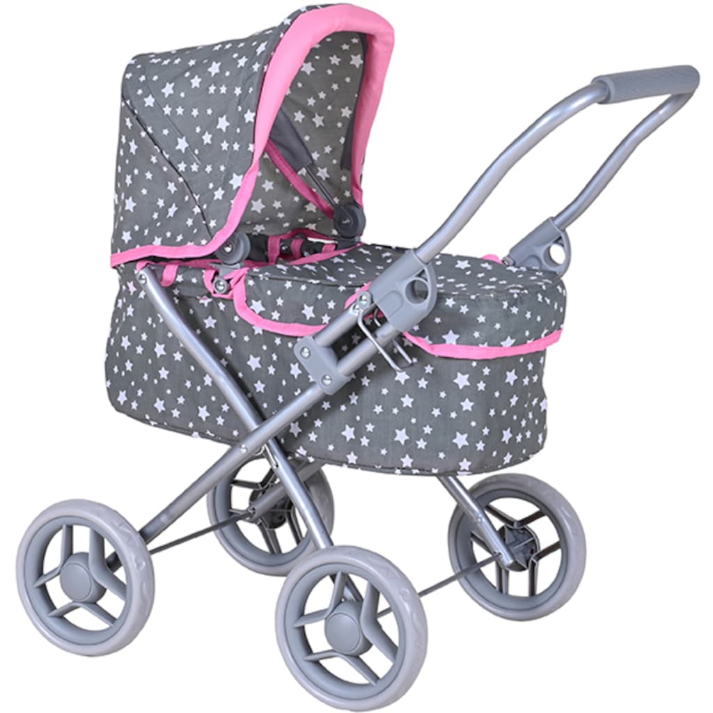 Knorrtoys® Puppenwagen »Mini Lili - Star Grey«