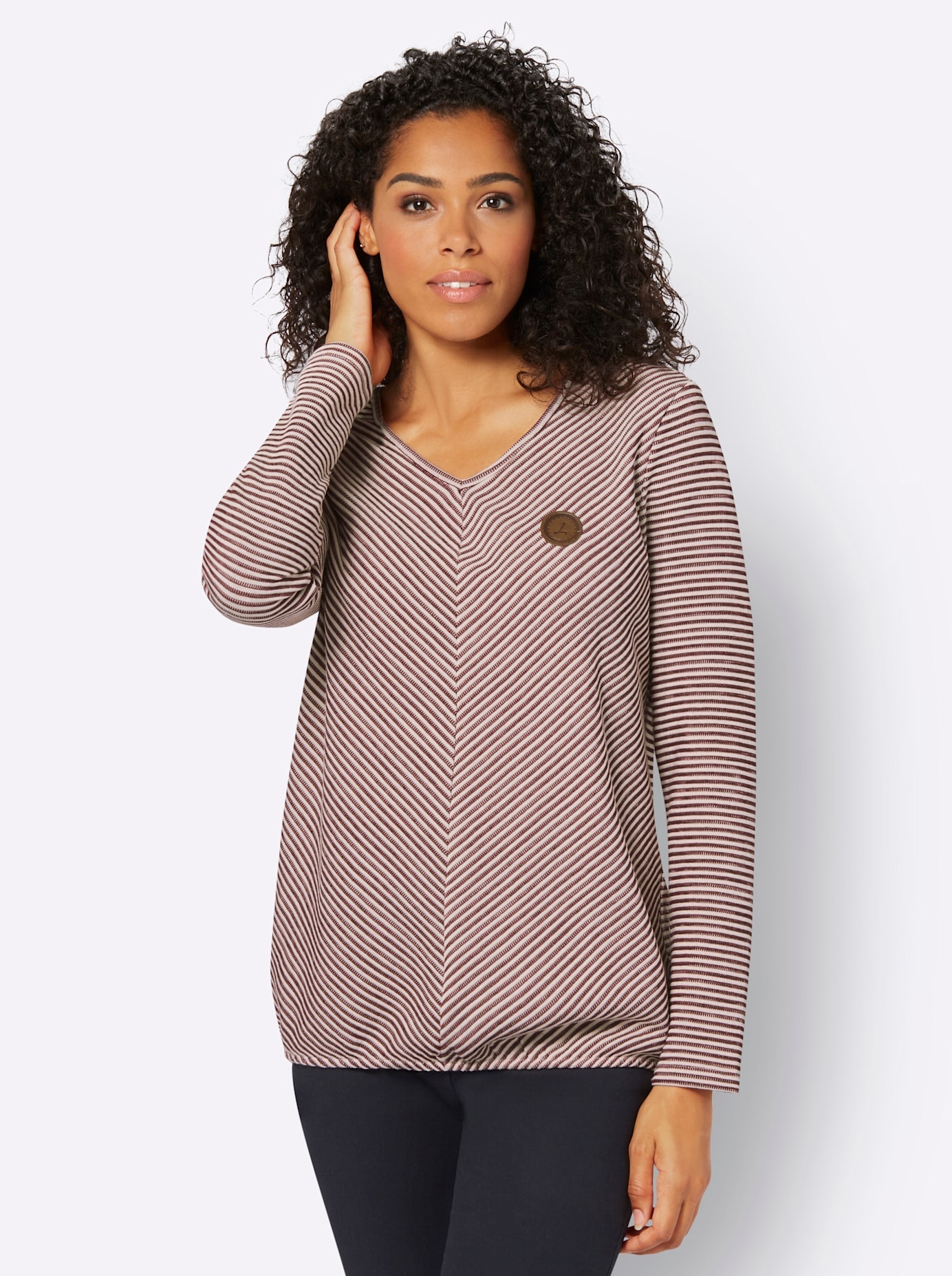 Casual Looks Langarmshirt "Shirt" 1 Stk. tlg. günstig online kaufen
