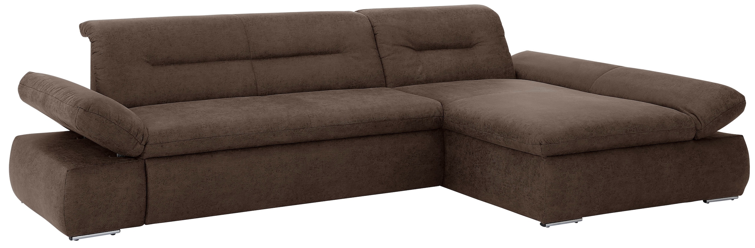 INOSIGN Ecksofa »Avesa L-Form«, Wahlweise mit Armteilvertsellung und Bettfunktion, B/T/H: 300/172/80cm