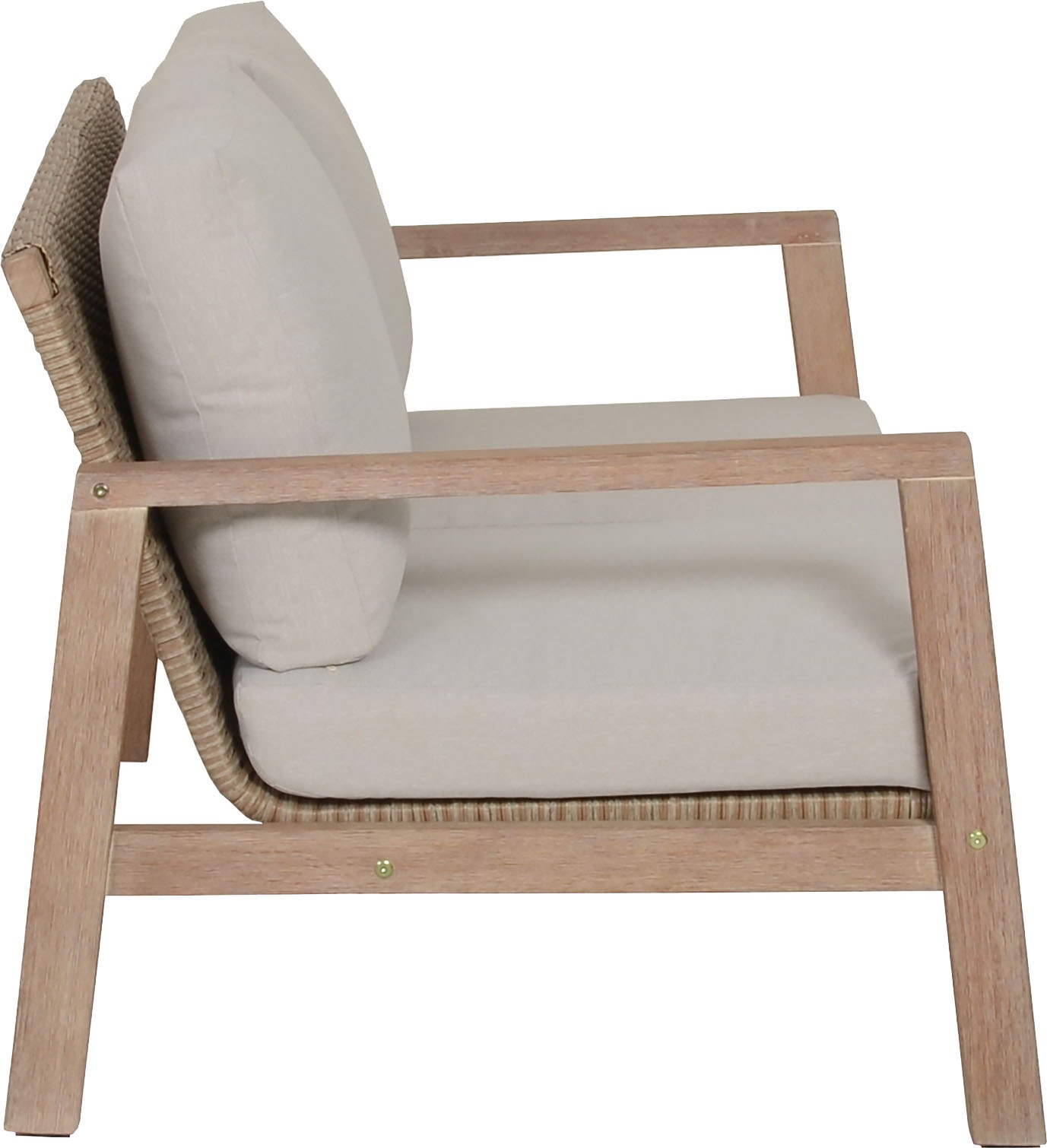 Garden Pleasure Gartenlounge-Set »»SAN««, (4 tlg.), 2 Sessel, Tisch LxB: 106x66 cm, inkl Kissen