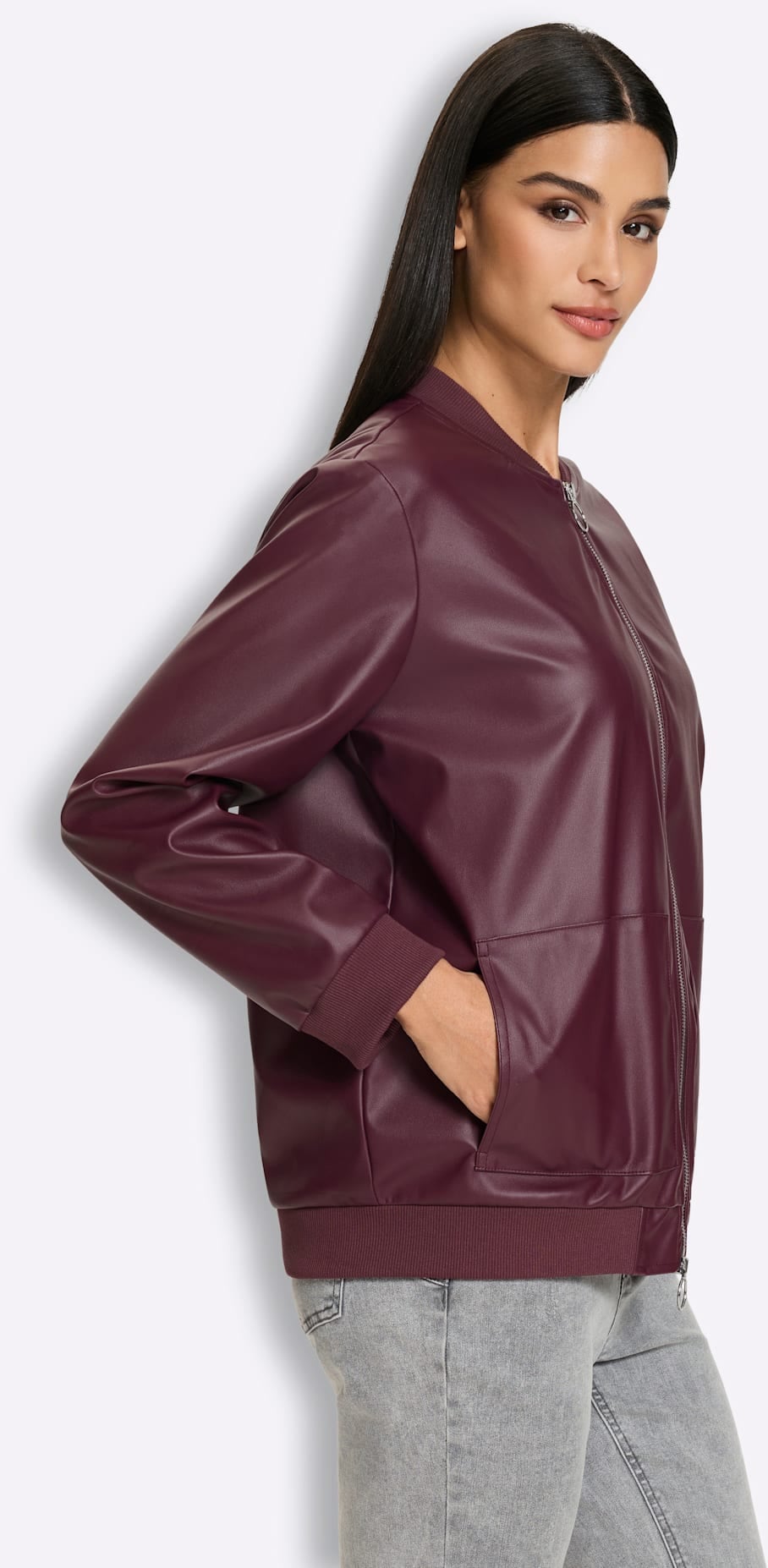heine Lederimitatjacke