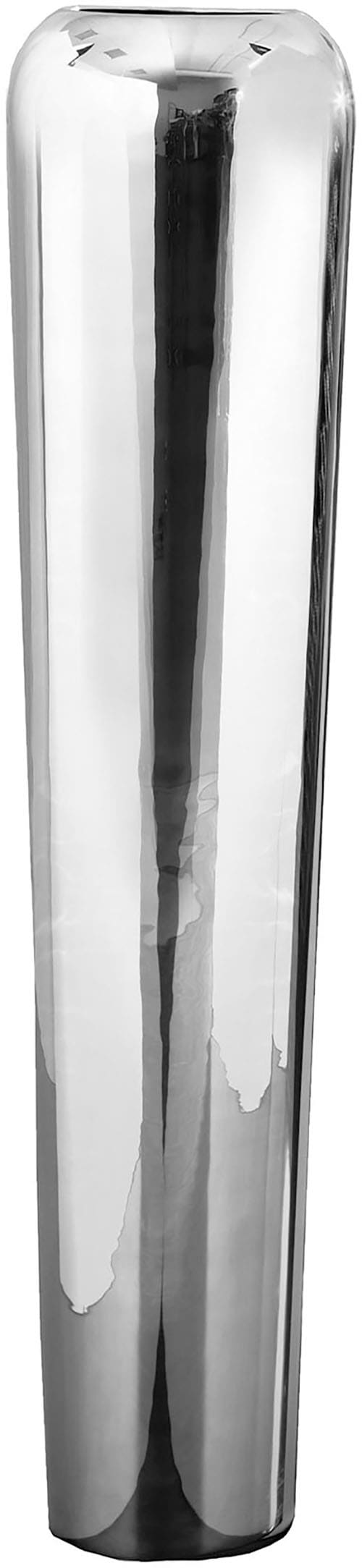 Fink Dekovase "TUTZI" Vase aus Metall, vernickelt, Bodenvase