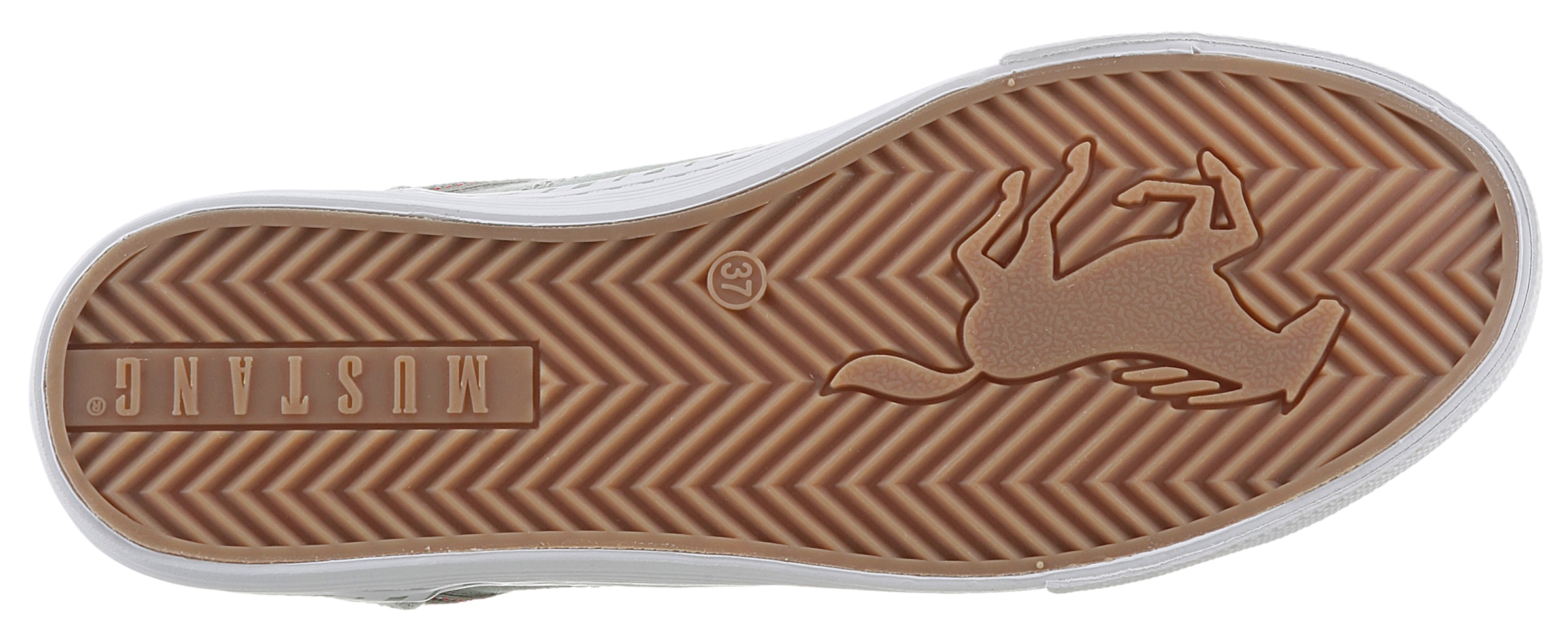Mustang Shoes Sneaker, Freizeitschuh, Halbschuh, Schnürschuh mit Plateausohle