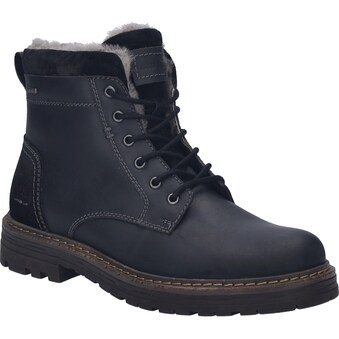 Josef Seibel Connor 03 – Stivaletto Uomo Con Tacco A Blocco 3 Cm, Chiusura Lampo E Lacci