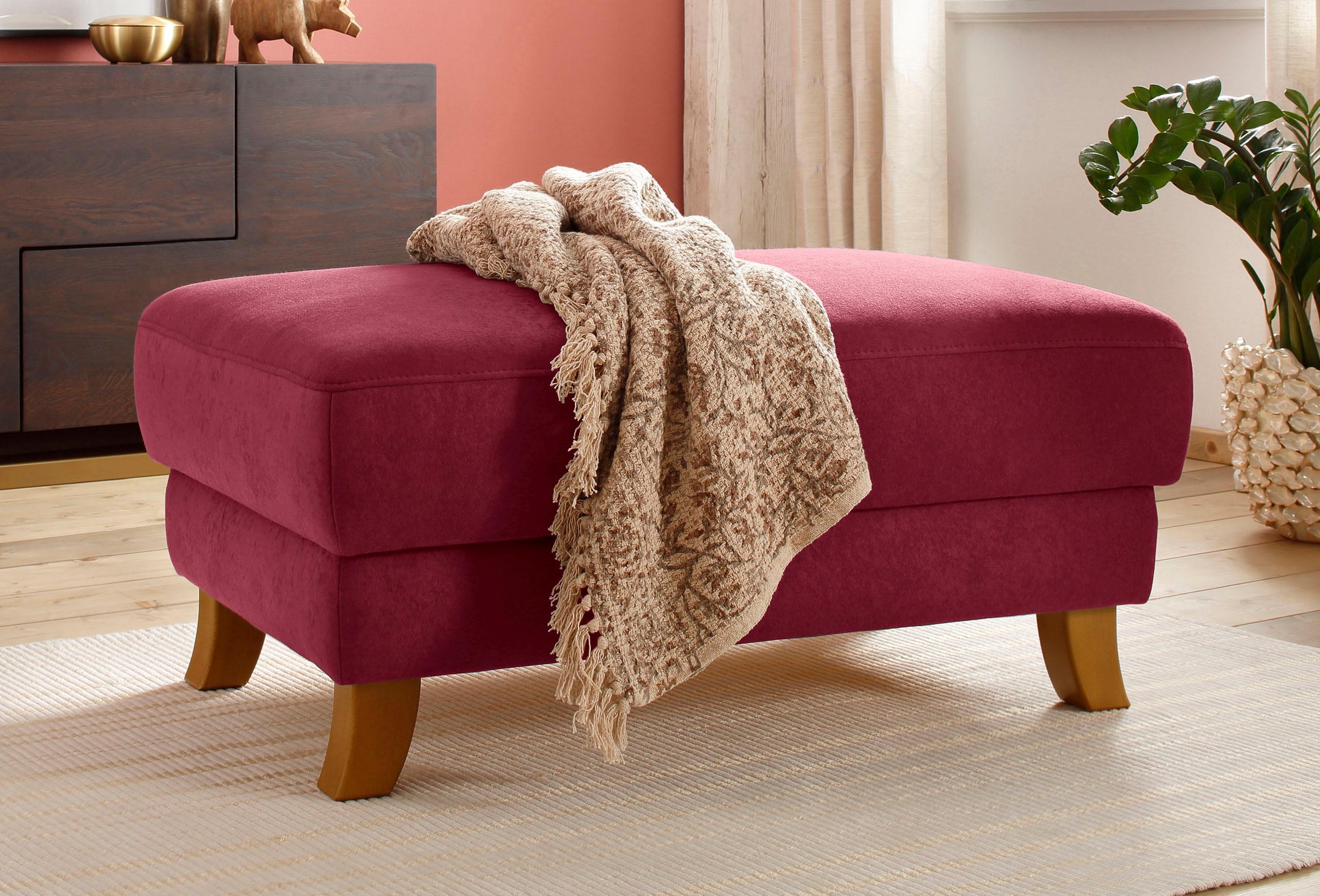 Home affaire Hocker »Trondheim« mit Stauraum und Federkern