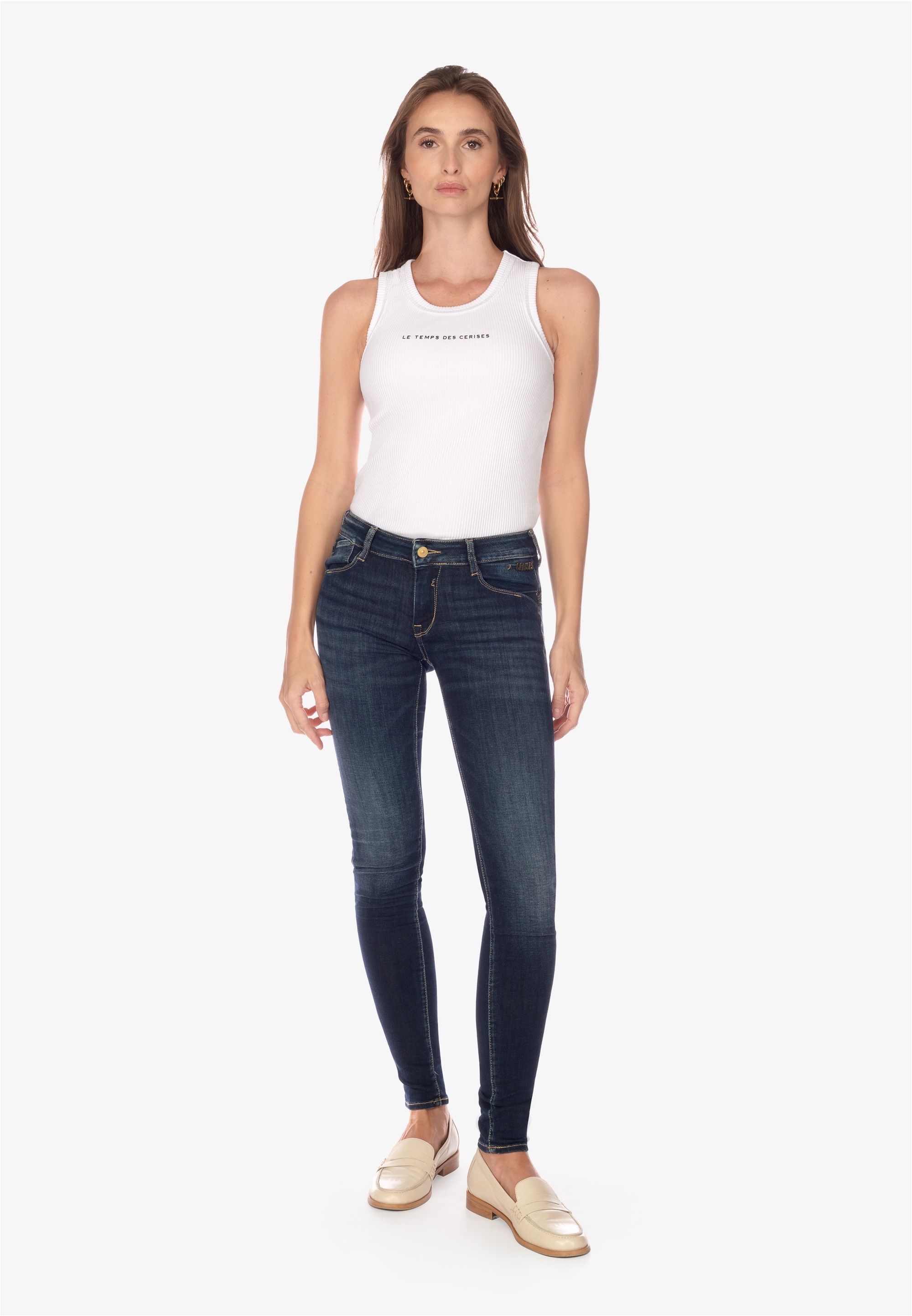 Thumbnail - Le Temps Des Cerises Slim-fit-Jeans "PULP", In femininem Slim-Fit-Schnitt