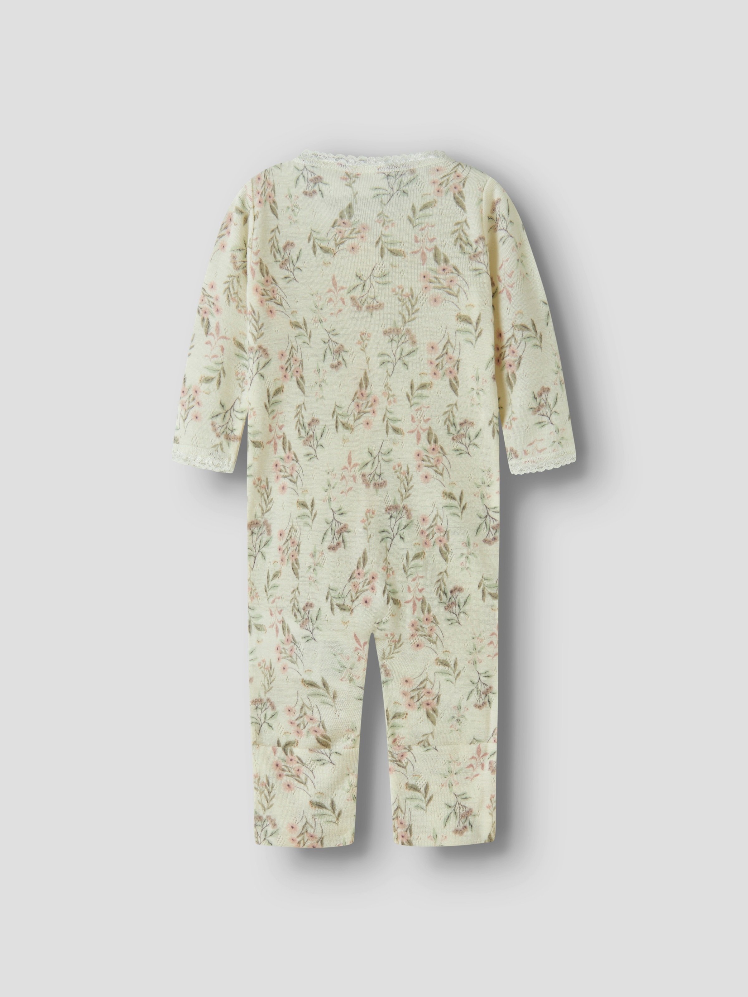 Name It Schlafanzug »NBFWANG WOOL NEEDLE NIGHTSUIT NOOS« aus reiner Merinowolle