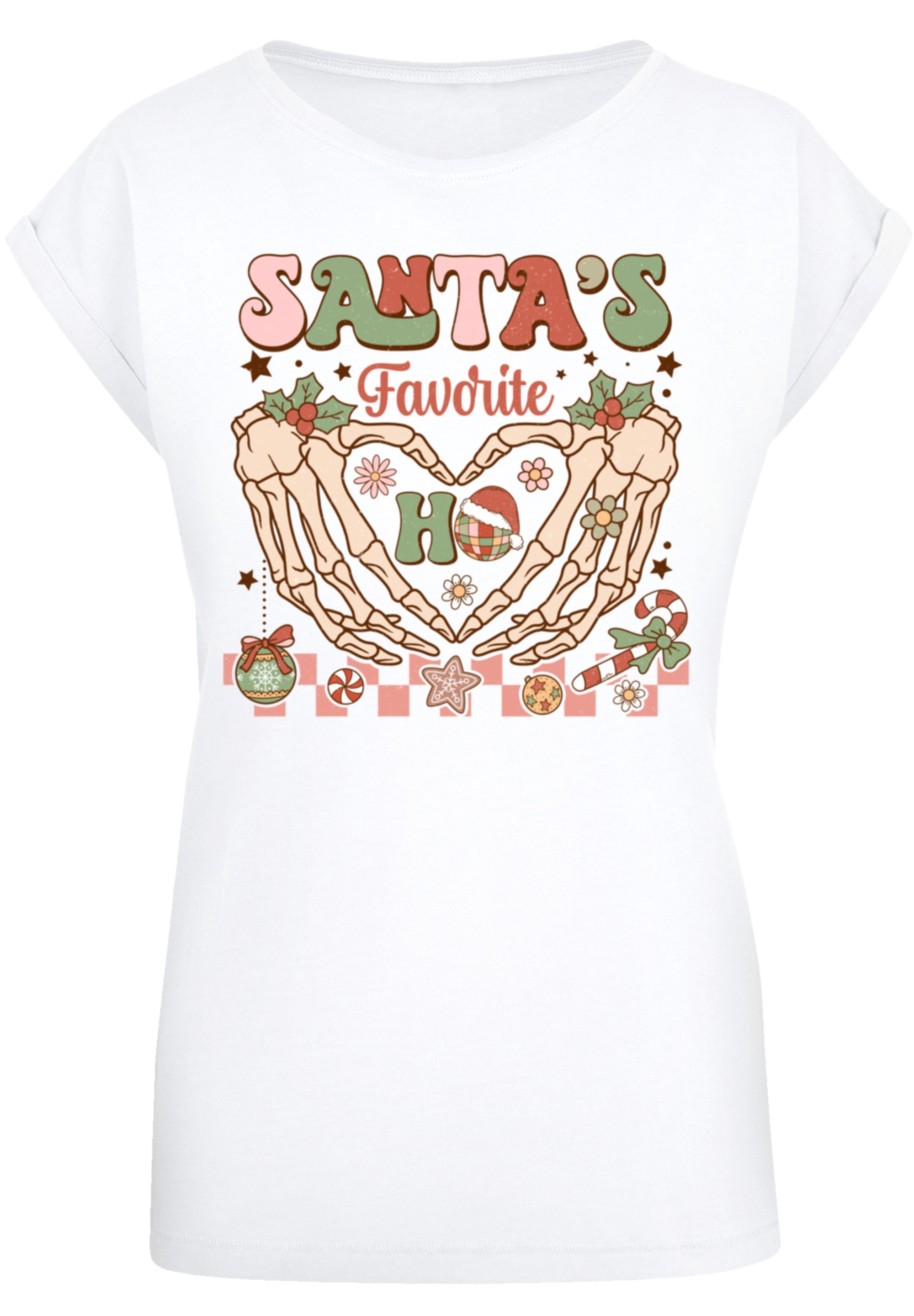 F4NT4STIC T-Shirt »Santas favorite Ho Ho Ho Weihnachten«, Premium Qualität, Weihnachts-Kollection