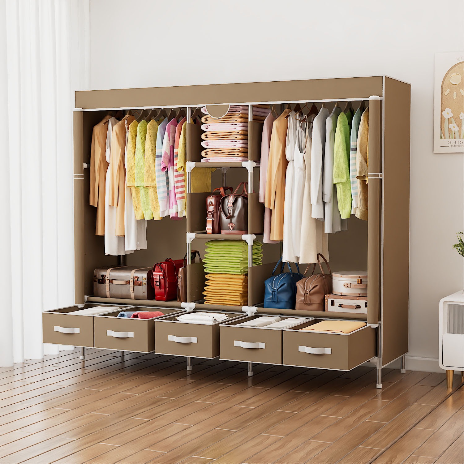 INOSIGN Kleiderschrank "Stockholm Stoffkleiderschrank Bestseller in diverse günstig online kaufen
