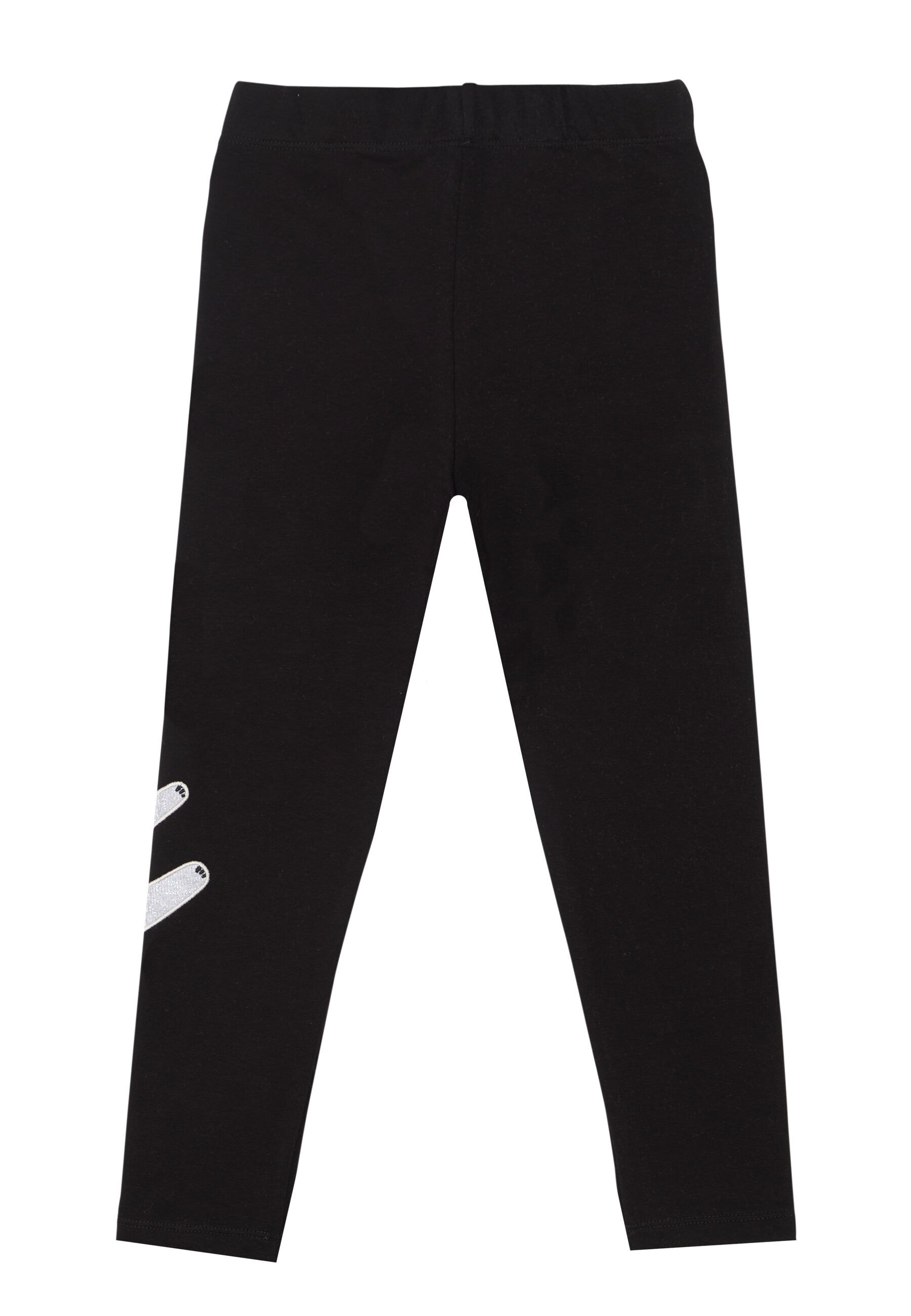 Denokids Hausanzug »Set Glitter Leo«, mit Leopard-Motiv in Silber-Glitzer