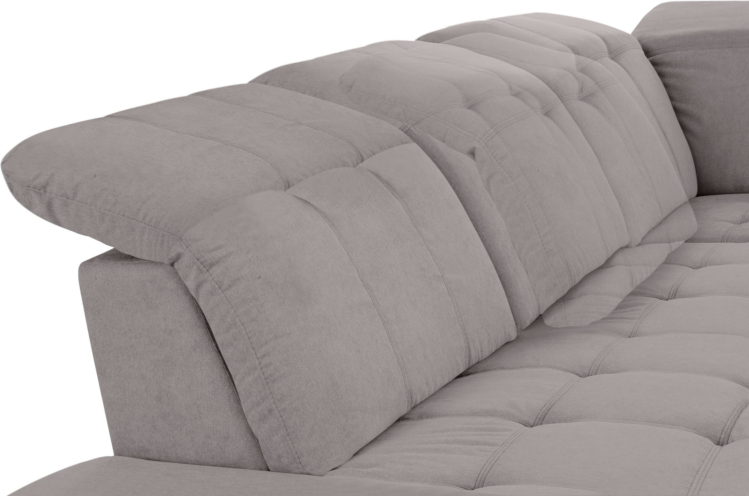 COTTA Ecksofa »Holiday L-Form mit Sitztiefen-, Armteil- und Kopfteilverstellung« wahlweise mit Bettfunktion & Bettkasten