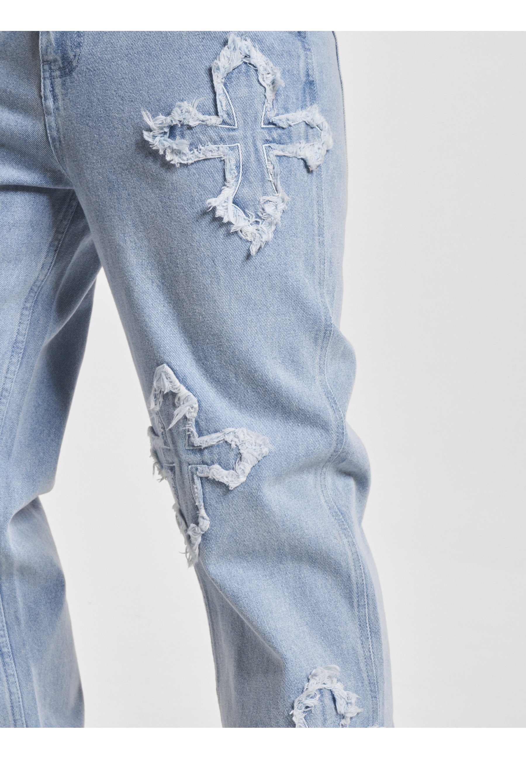 Karl Kani Bequeme Jeans »Karl Kani Herren KK OG Distressed Cross Baggy Five Pocket Denim«