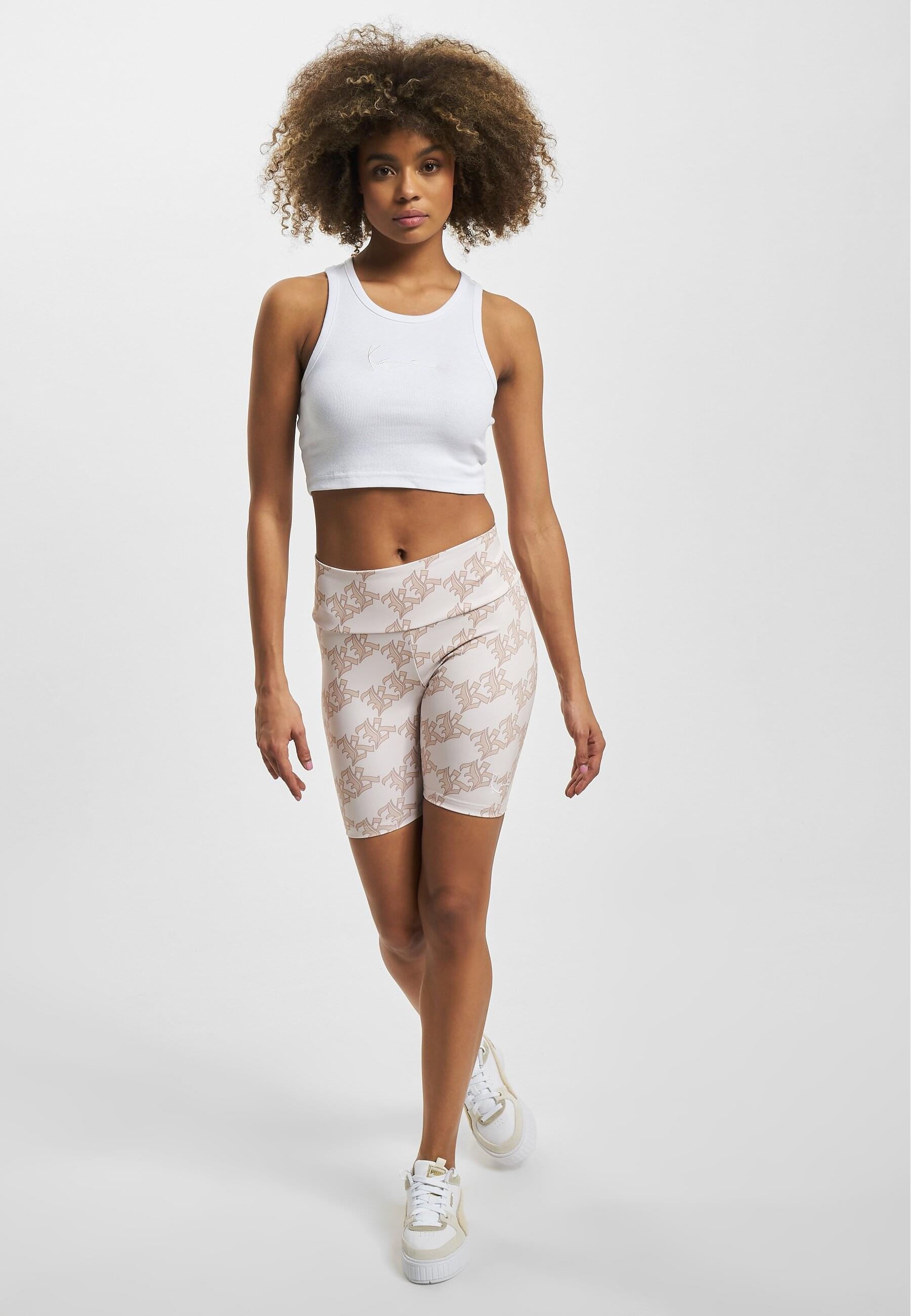 Karl Kani T-Shirt »Karl Kani Damen KW232-032-2 KK Small Signature Racer Rib Top«, (1 tlg.)