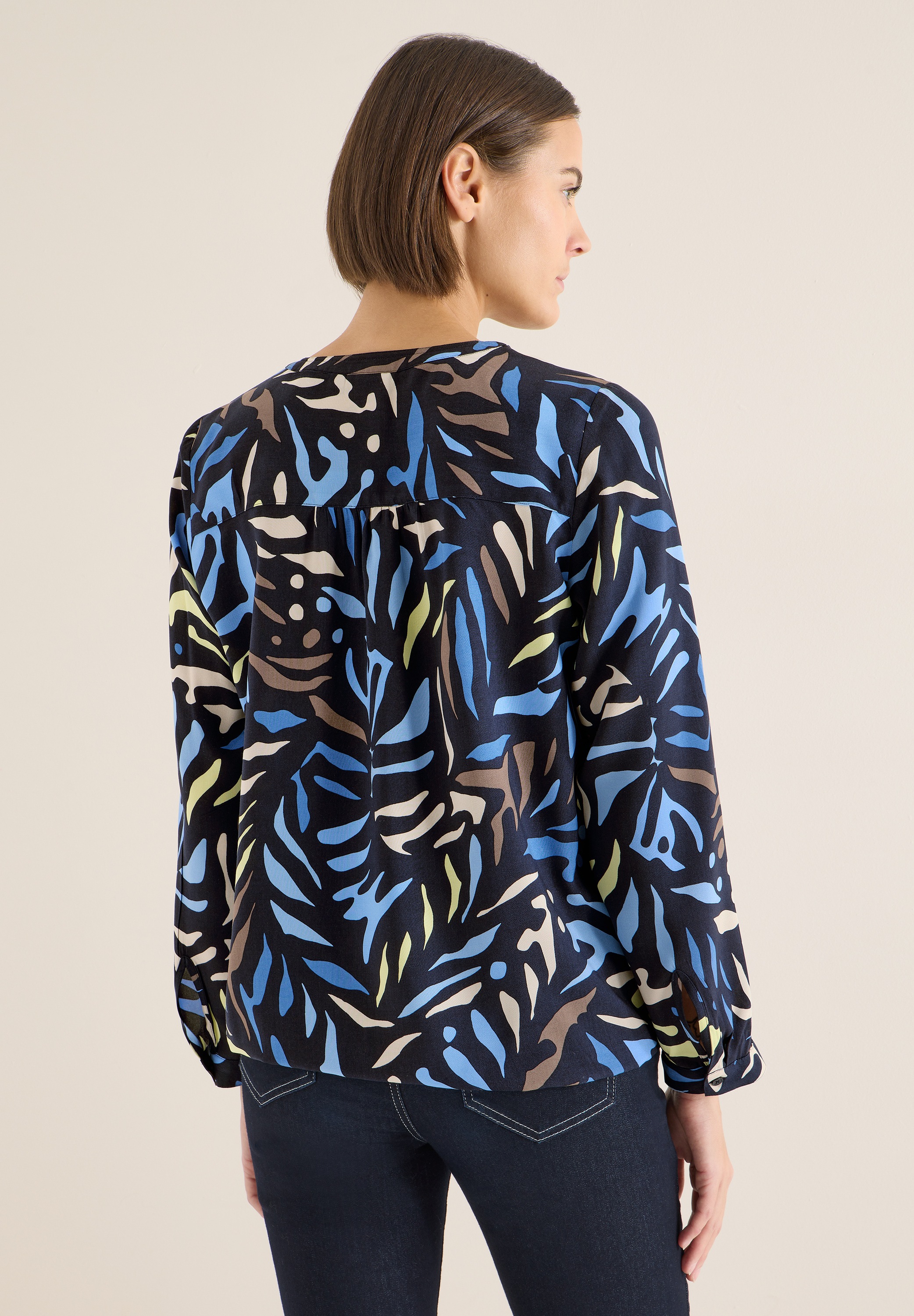 Cecil Langarmbluse aus softer Viskose günstig online kaufen