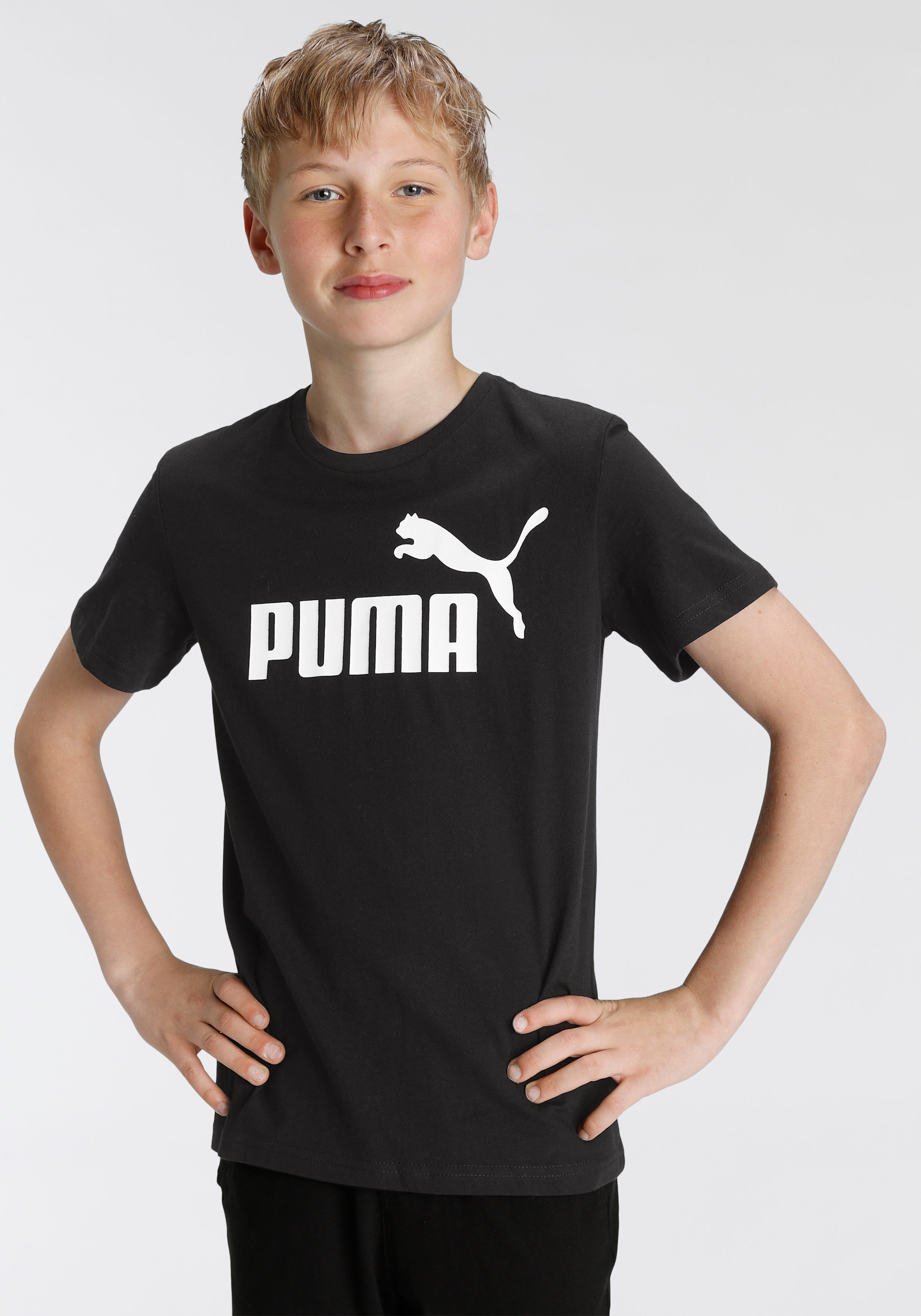 PUMA T-Shirt »ESS LOGO BAUR ▷ B« | TEE für