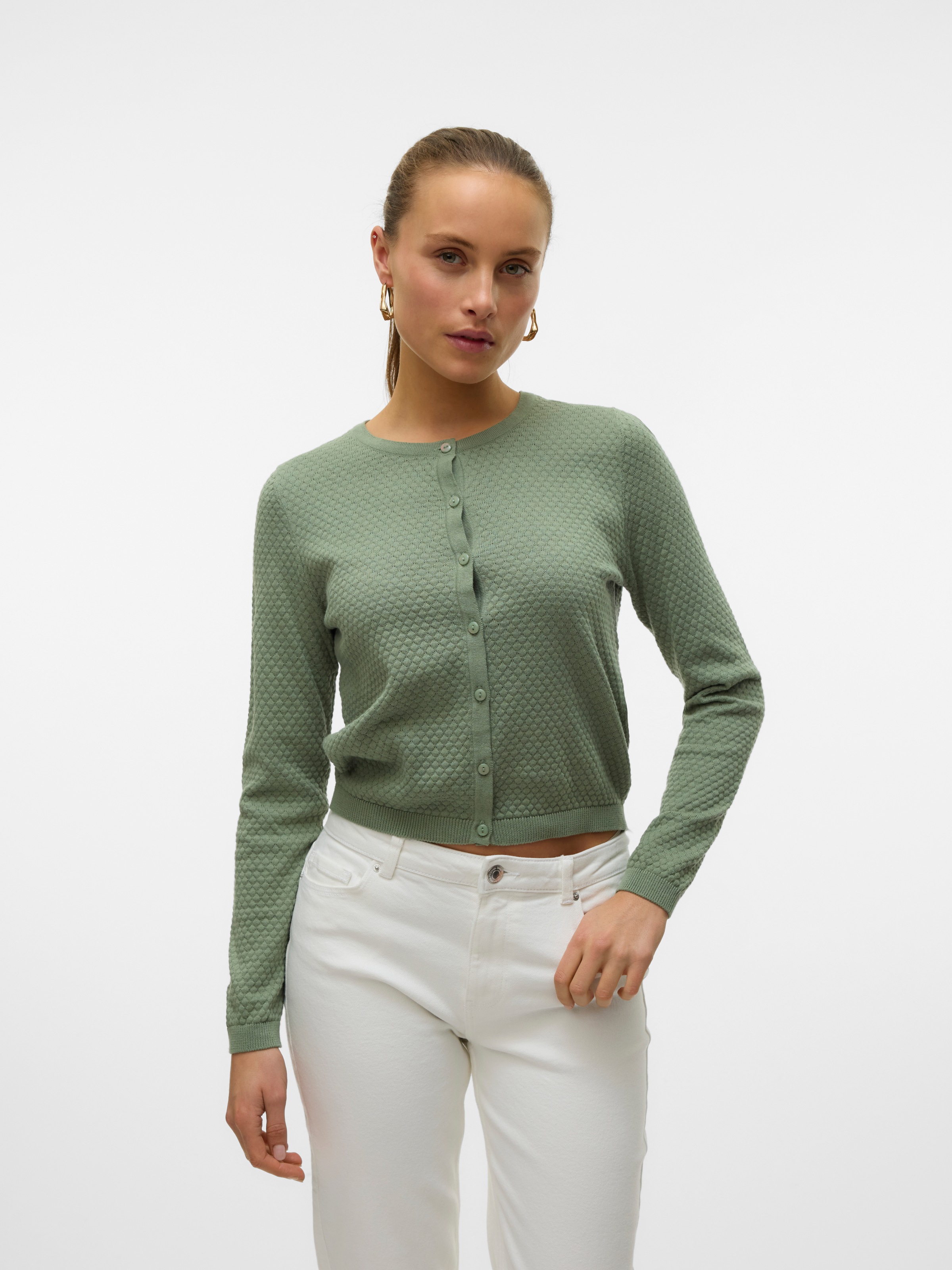 Vero Moda Strickjacke »VMCARE STRUCTURE LS BUTTON CARDIGAN«