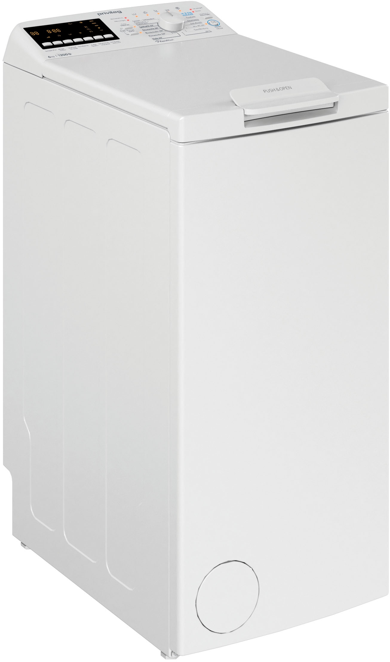 Privileg Waschmaschine Toplader »PWT B626S«, 6 kg, 1200 U/min, Water Balance Plus