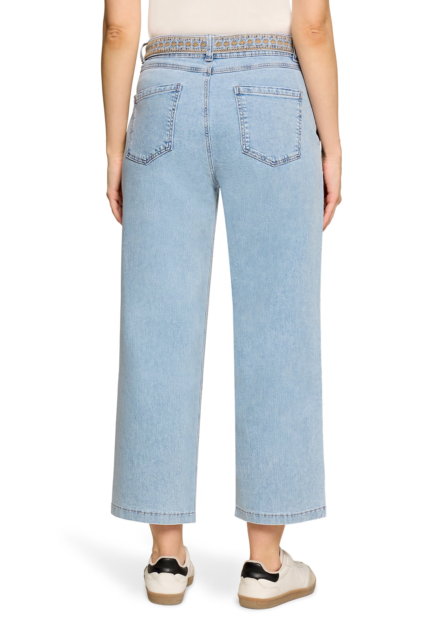 Cartoon Ankle-Jeans »Damen mit Stickerei«