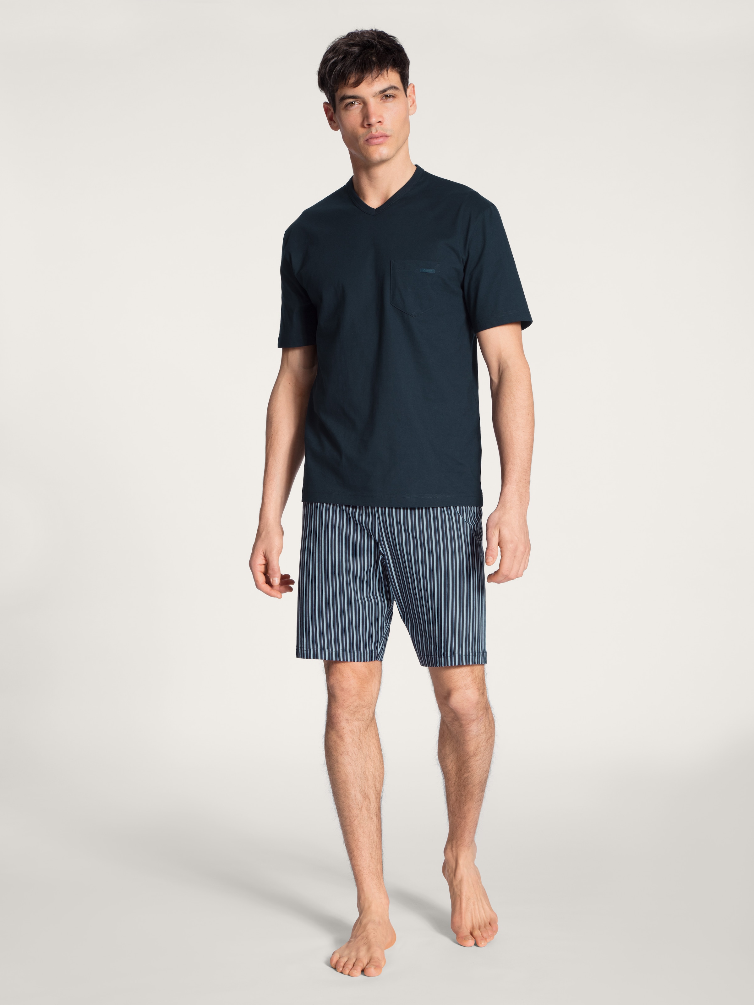 CALIDA Shorty "Relax Imprint" 2 Stk. tlg., mit aufgesetzer Brusttasche günstig online kaufen