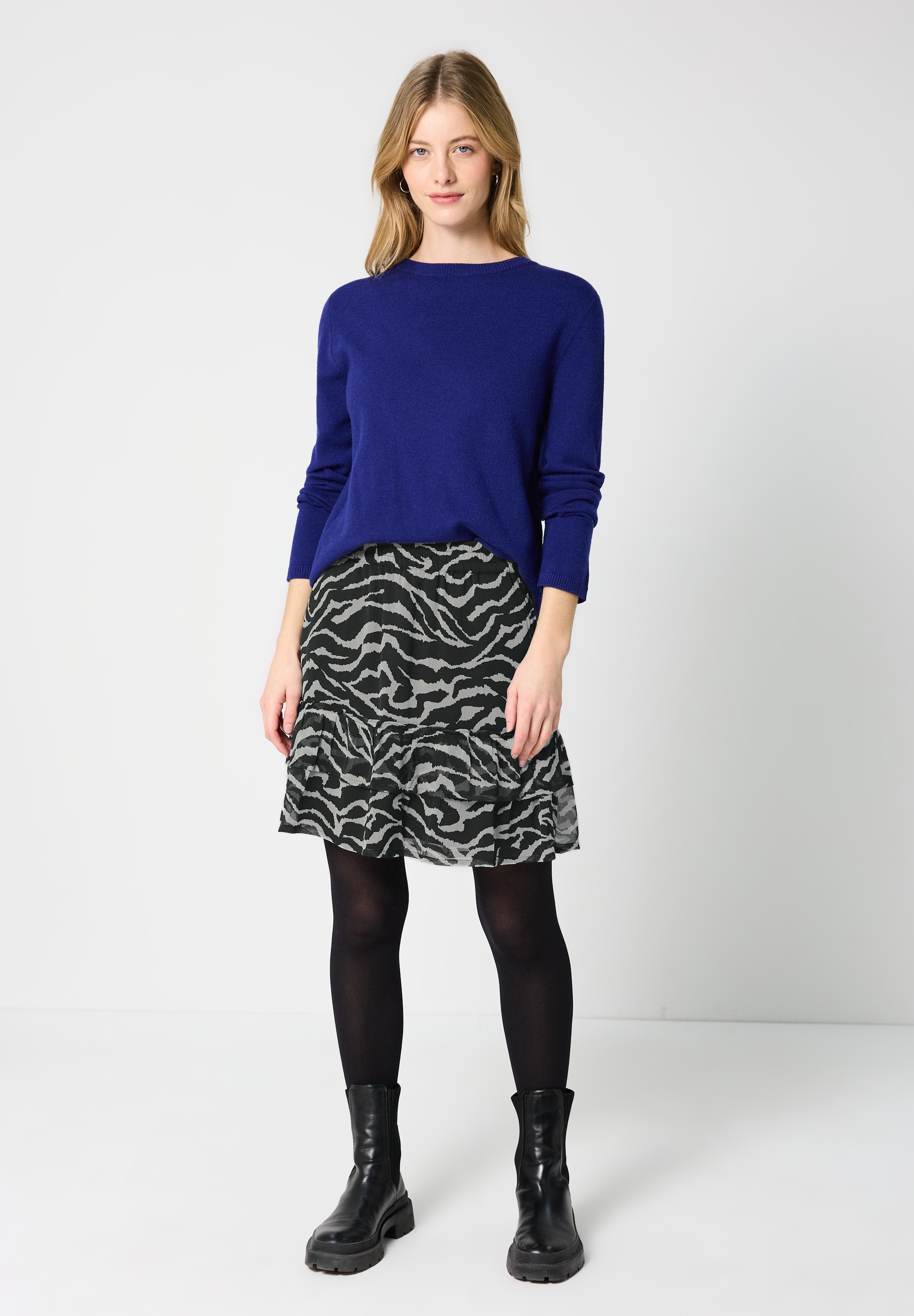 STREET ONE STUDIO Sommerrock mit Grafikmuster