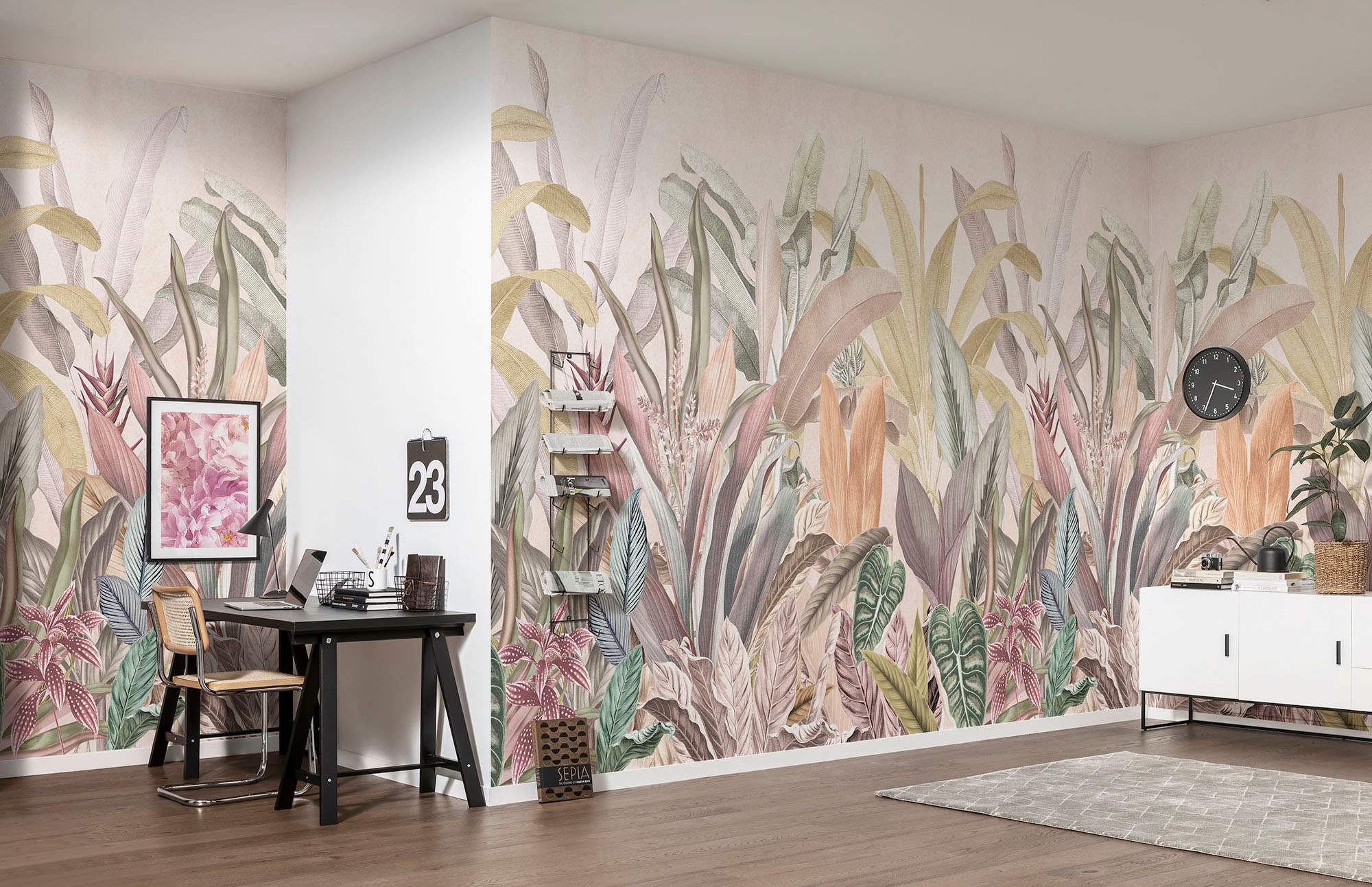 Komar Vliestapete »Digitaldruck Vlies - Marvelous Martha - Größe 300 x 250 cm«, bedruckt, Wohnzimmer, Schlafzimmer