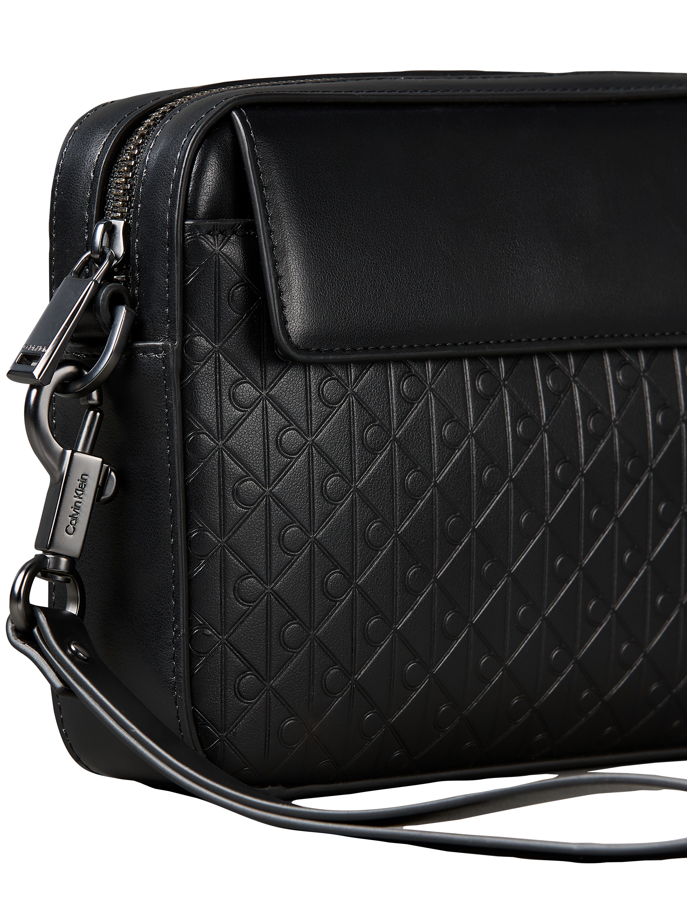 Calvin Klein Kulturbeutel »REFINED EMBLEM MIX POUCH W/ HAND« Unisex MiniBag, Hygienebeutel mit stylischer CK-Logoprägung