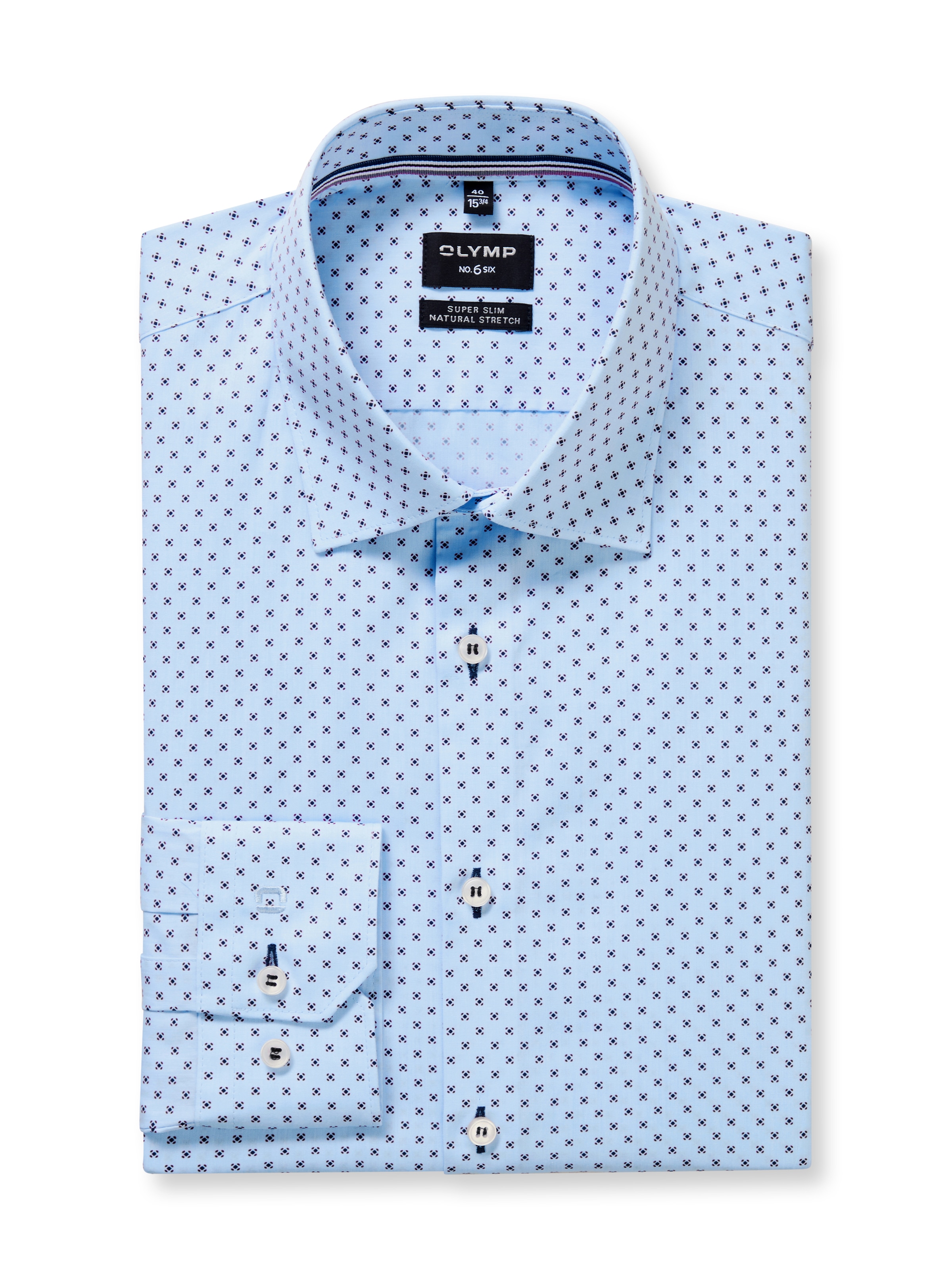 OLYMP Langarmhemd "No. Six" Businesshemd, super slim, Kentkragen günstig online kaufen