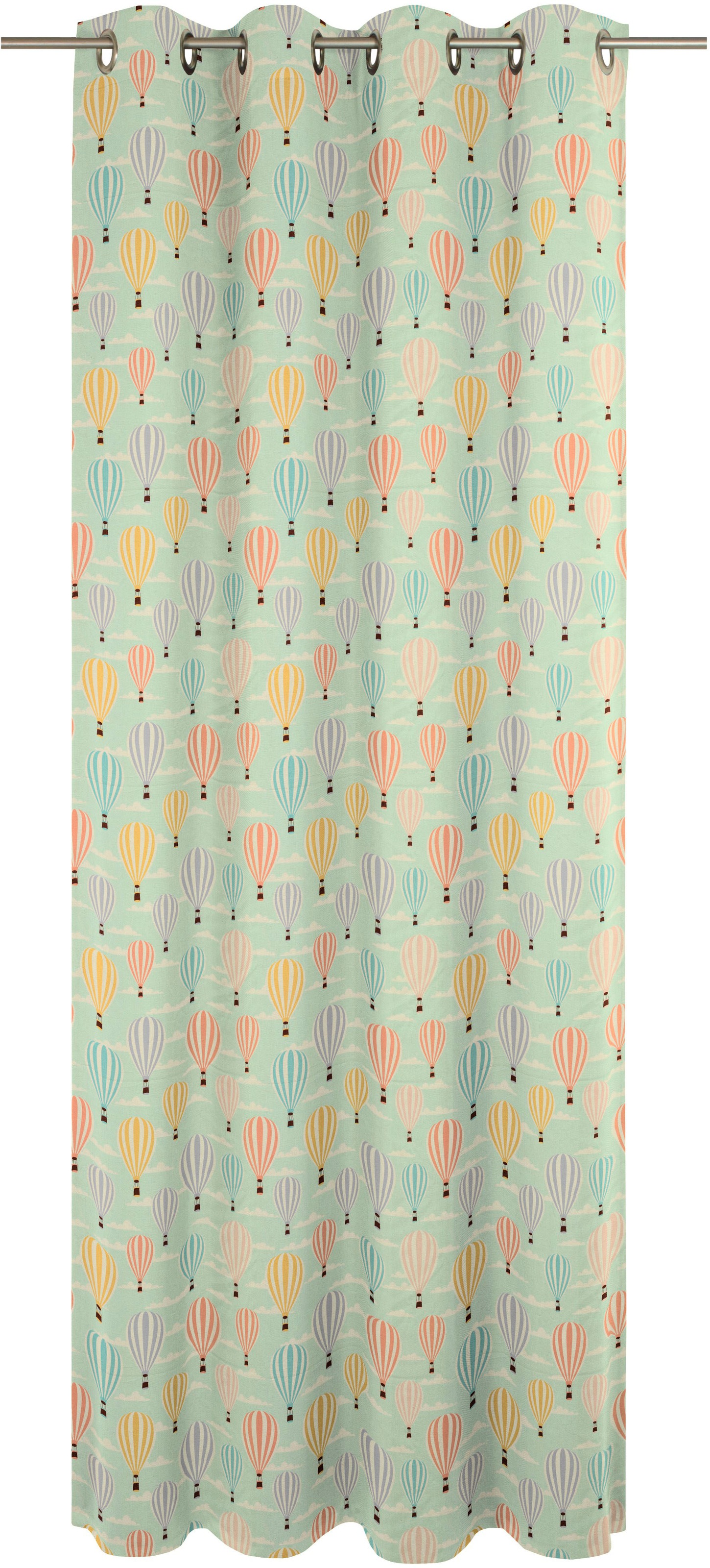 Adam Vorhang "Balloons" Ösen 1 Stk. tlg. aus Bio-Baumwolle, Made in Germany günstig online kaufen