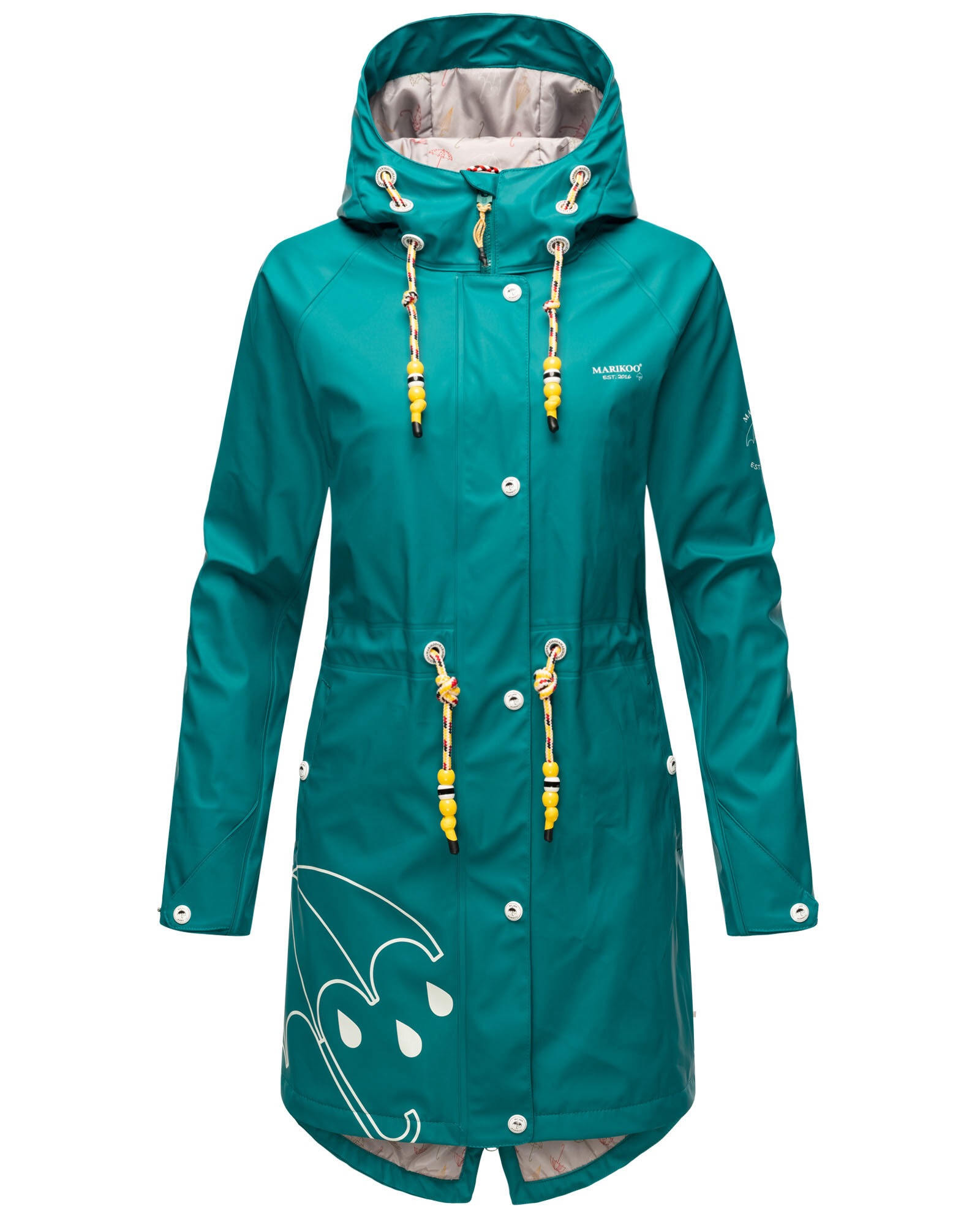 Marikoo Outdoorjacke "Dancing Umbrella", mit einer großen Kapuze