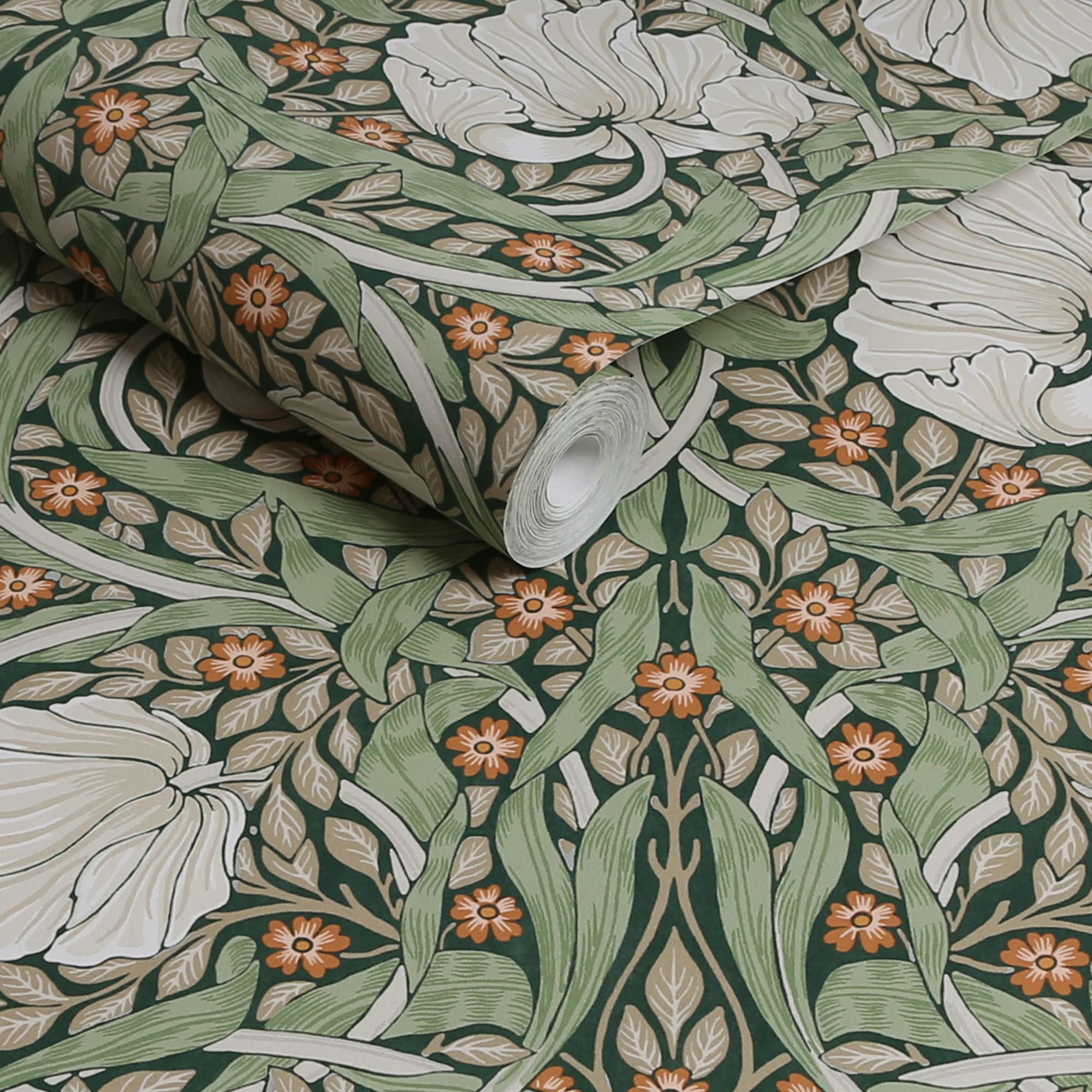 WILLIAM MORRIS AT HOME Vliestapete "Pimpernel" Retro texturiert Design Tapeten