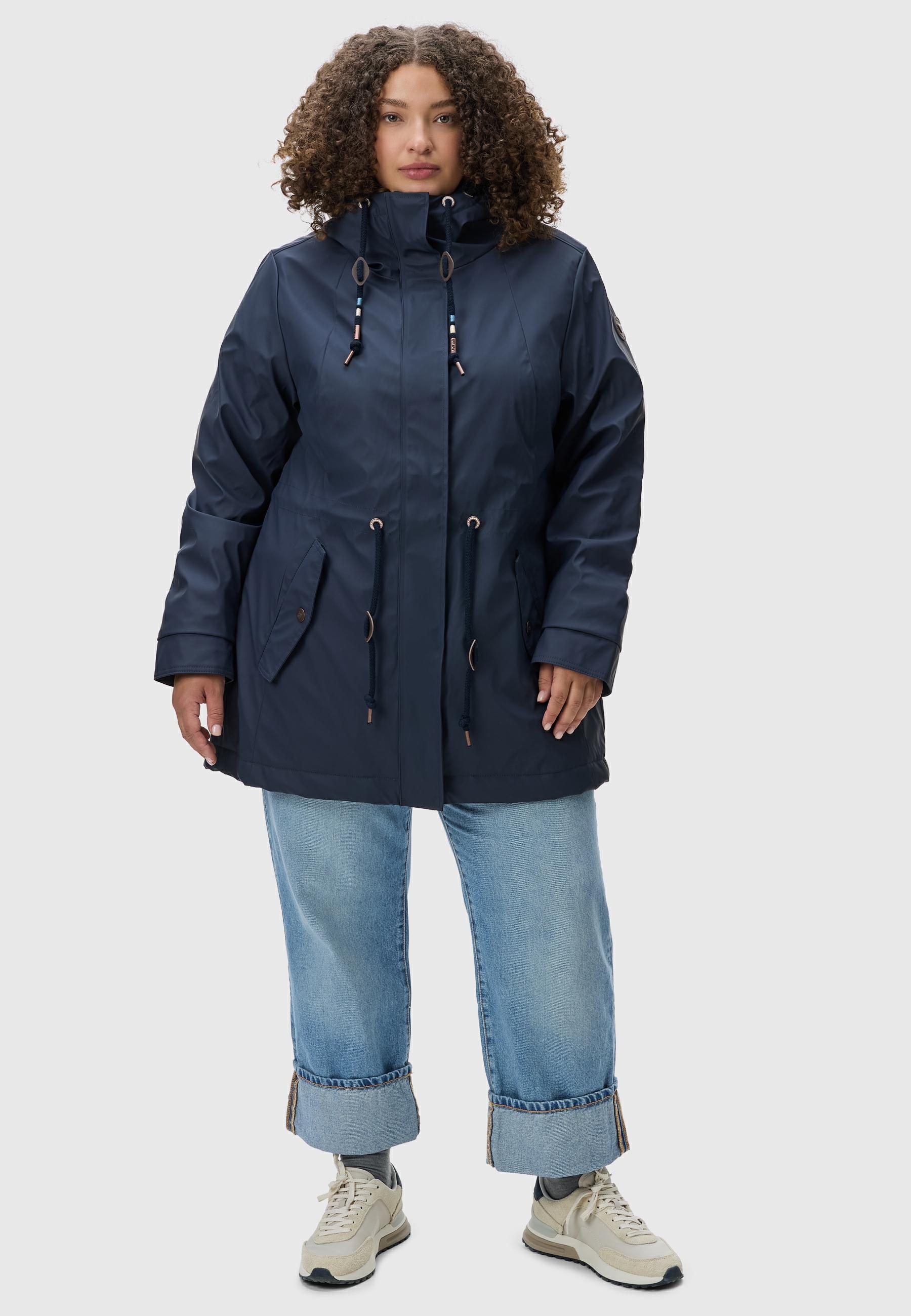 Ragwear Wintermantel "Monadis Rainy II Intl.", sportlicher, wasserdichter Parka für den Winter