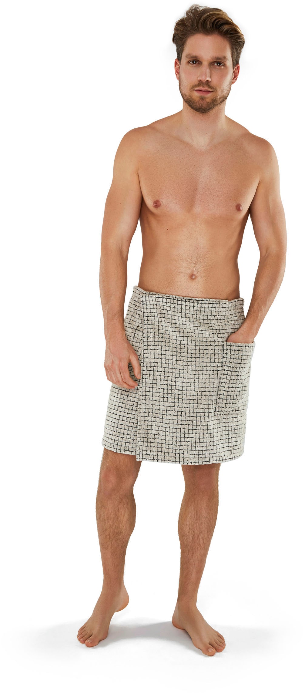 Möve Kilt "Eden, ideal für Sauna & Spa" 1 Stk. tlg., edle Karo-Optik günstig online kaufen