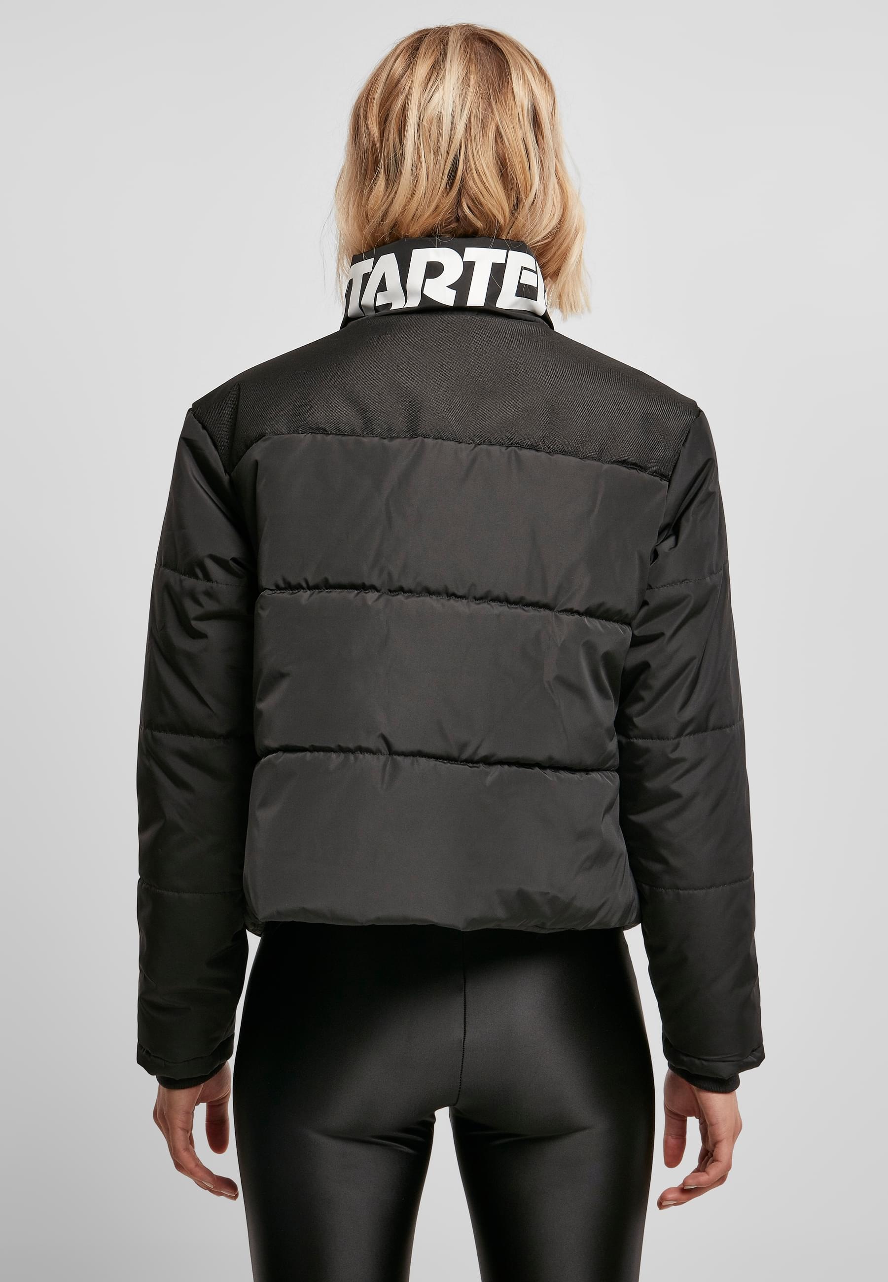 Starter Black Label Winterjacke »Starter Black Label Damen Ladies Starter Logo Puffer Jacket«, (1 St.), ohne Kapuze