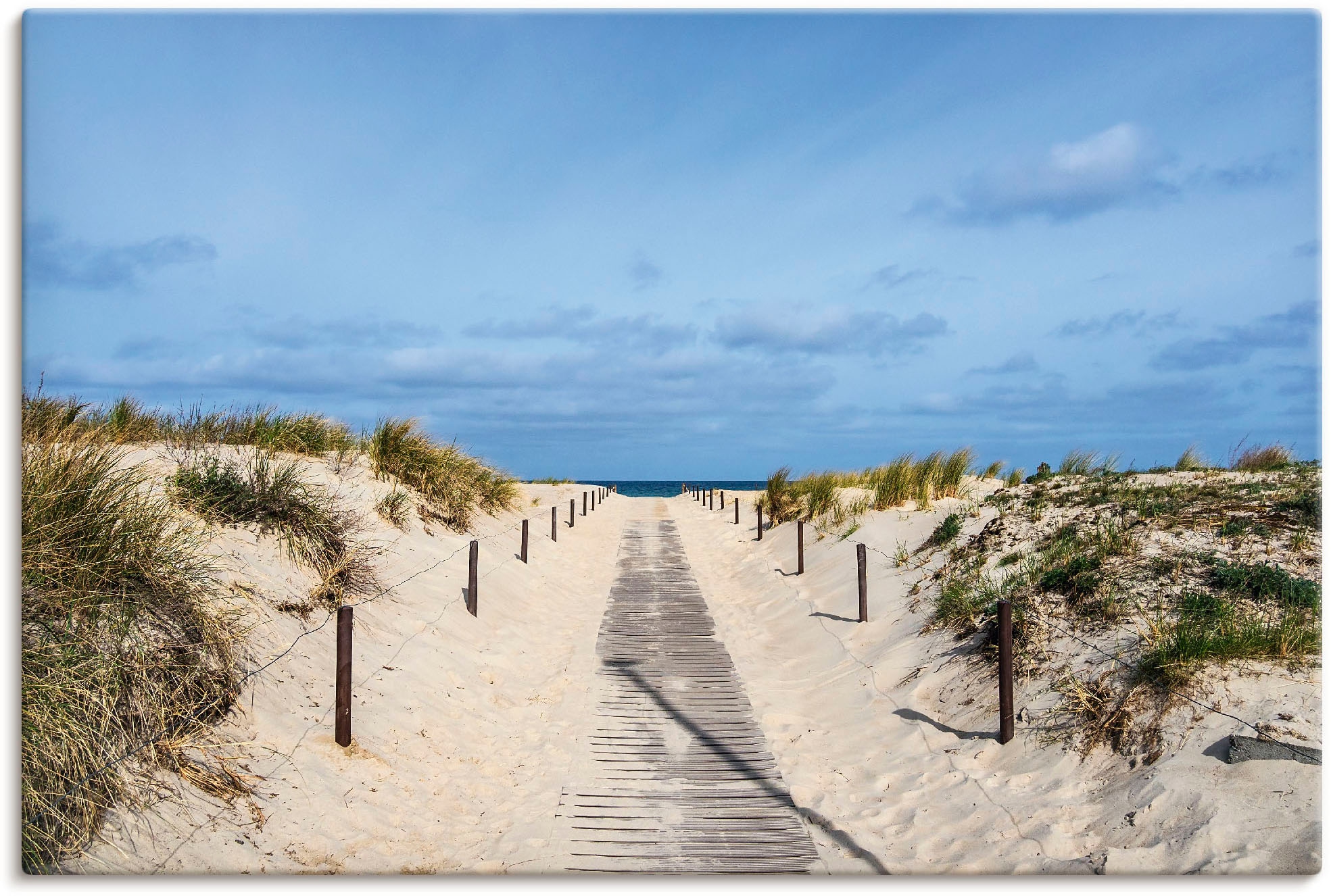 Artland Wandbild »Strandaufgang an Küste der Ostsee«, Strandbilder, (1 St.),  als Alubild, Leinwandbild, Wandaufkleber oder Poster in versch. Größen  kaufen | BAUR