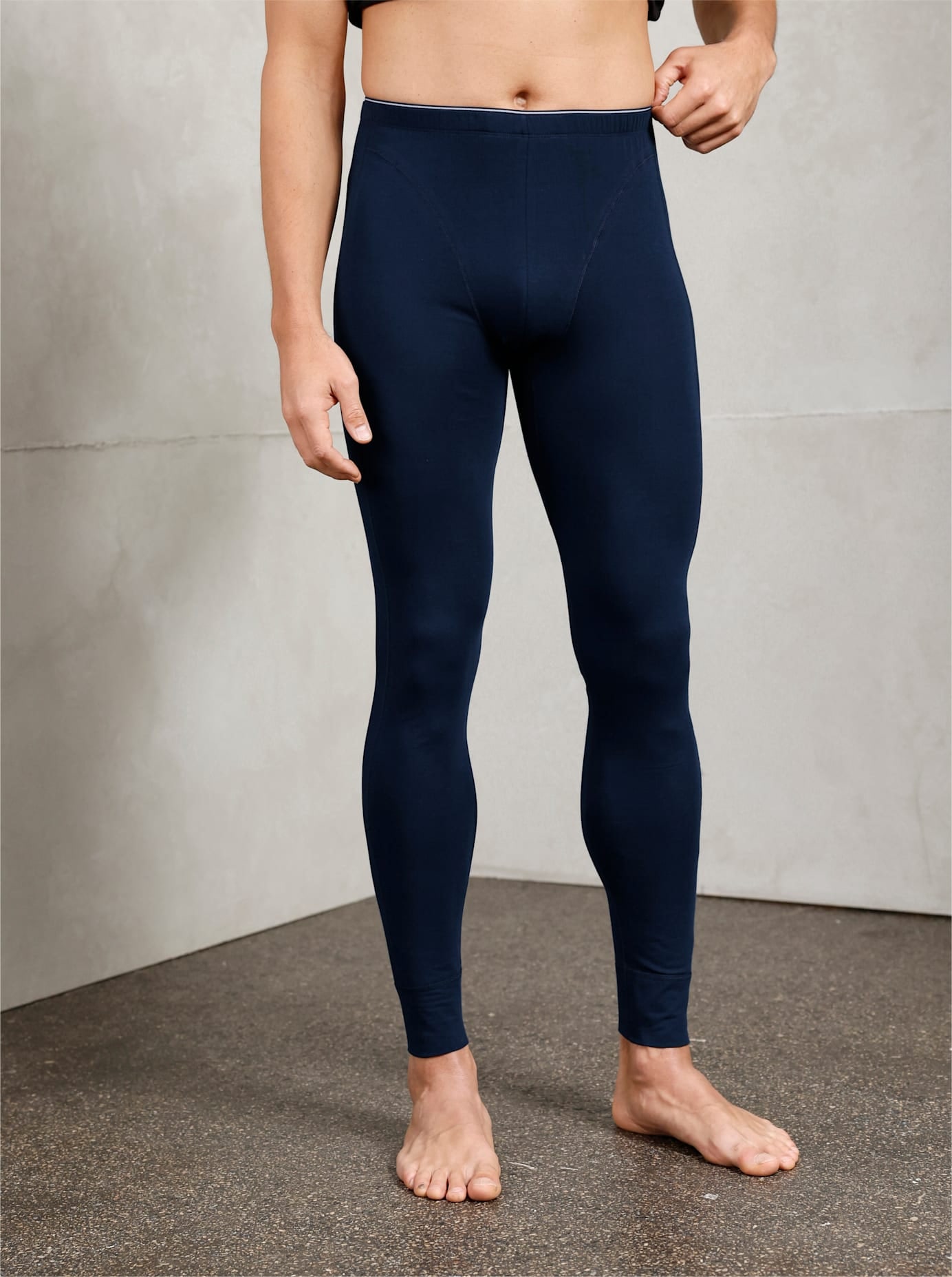 Schiesser Lange Unterhose Bio Baumwolle - Sportwäsche, Intimo Bambino, Schwarz