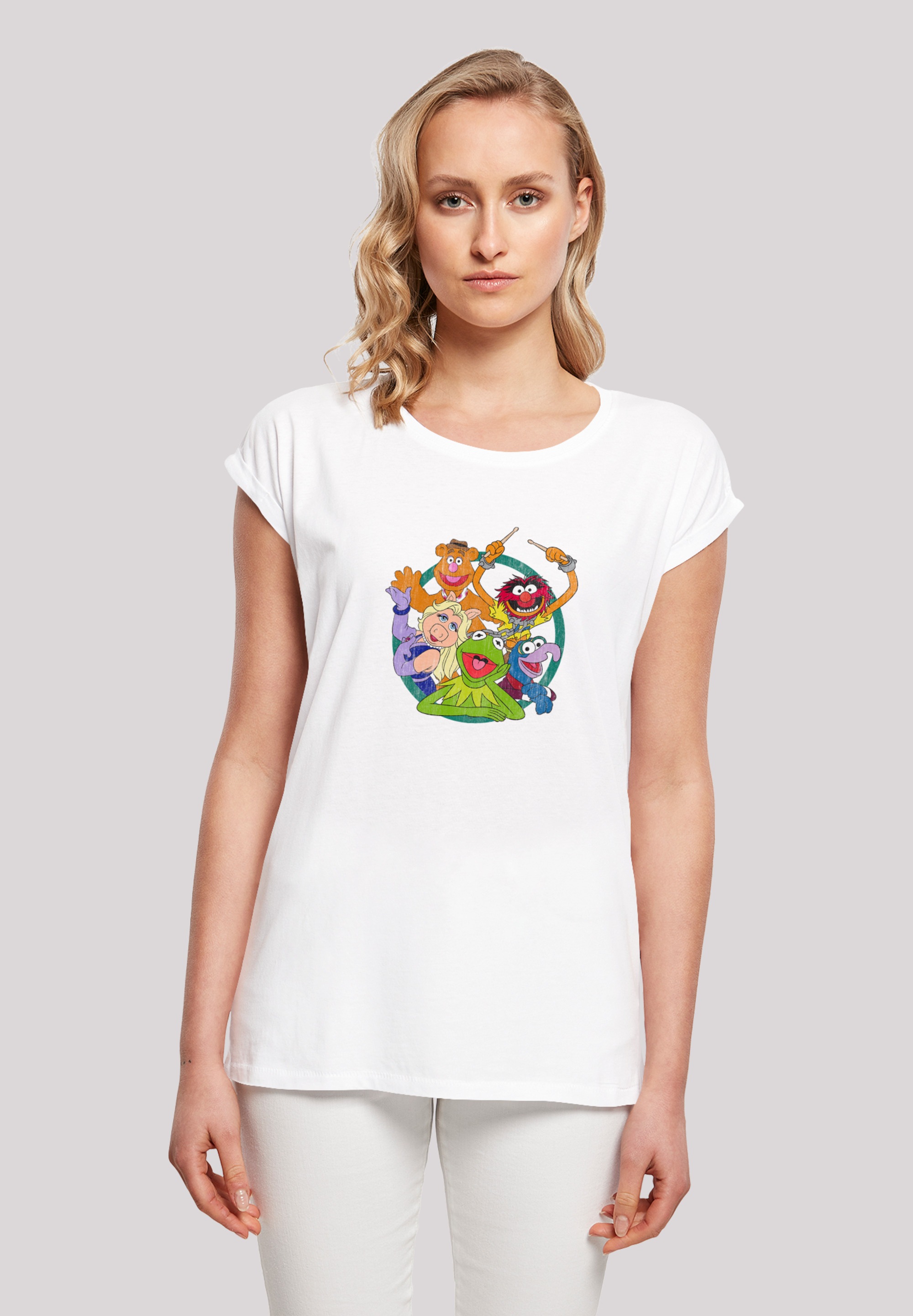 F4NT4STIC T-Shirt "Disney Die Muppets Kermit der Frosch Fozzie", Print günstig online kaufen
